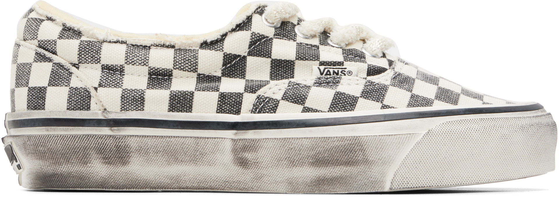 Vans: Black & Off-White OTW Era 95 DST Sneakers | SSENSE