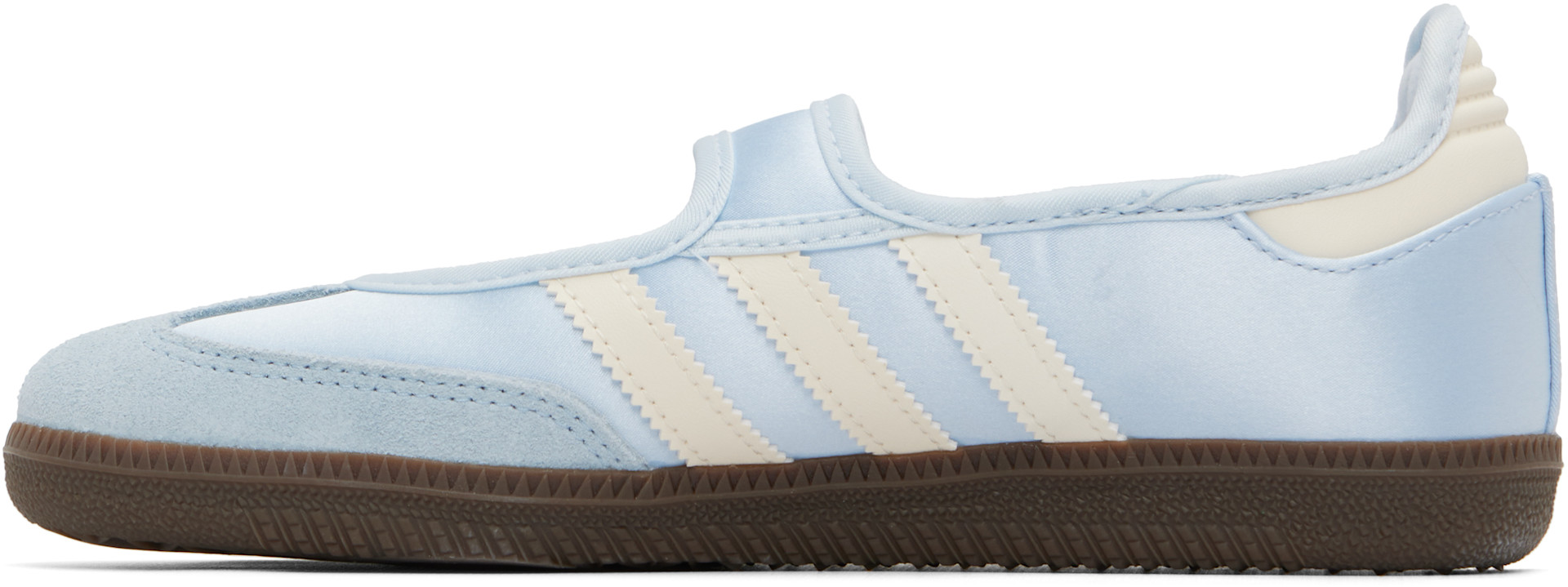 adidas Originals: Blue Samba Jane Sneakers | SSENSE