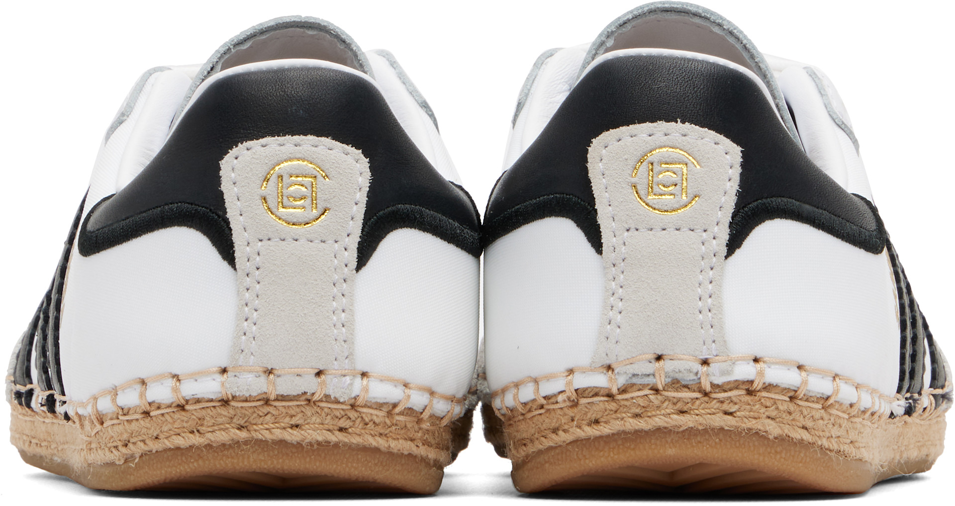 adidas Originals: White Edison Chen Edition CLOT Samba Sneakers | SSENSE