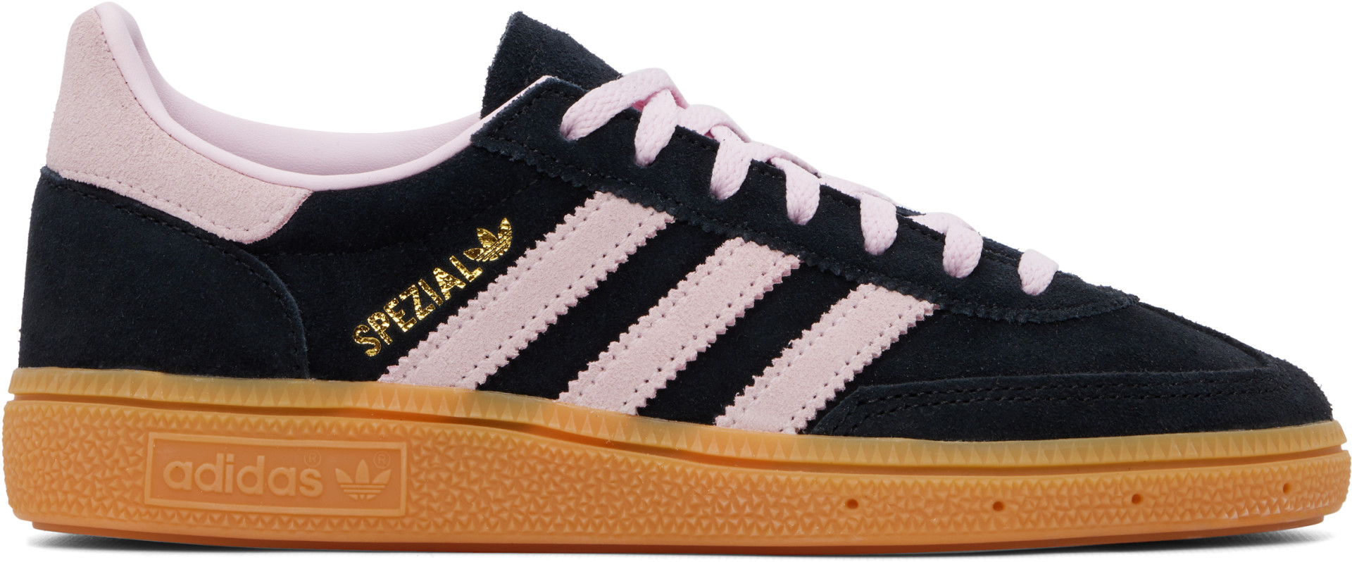 【サイズ24】 Handball Spezial ブラック　ピンク adidas Originals: Black & Pink Handball Spezial Sneakers | SSENSE