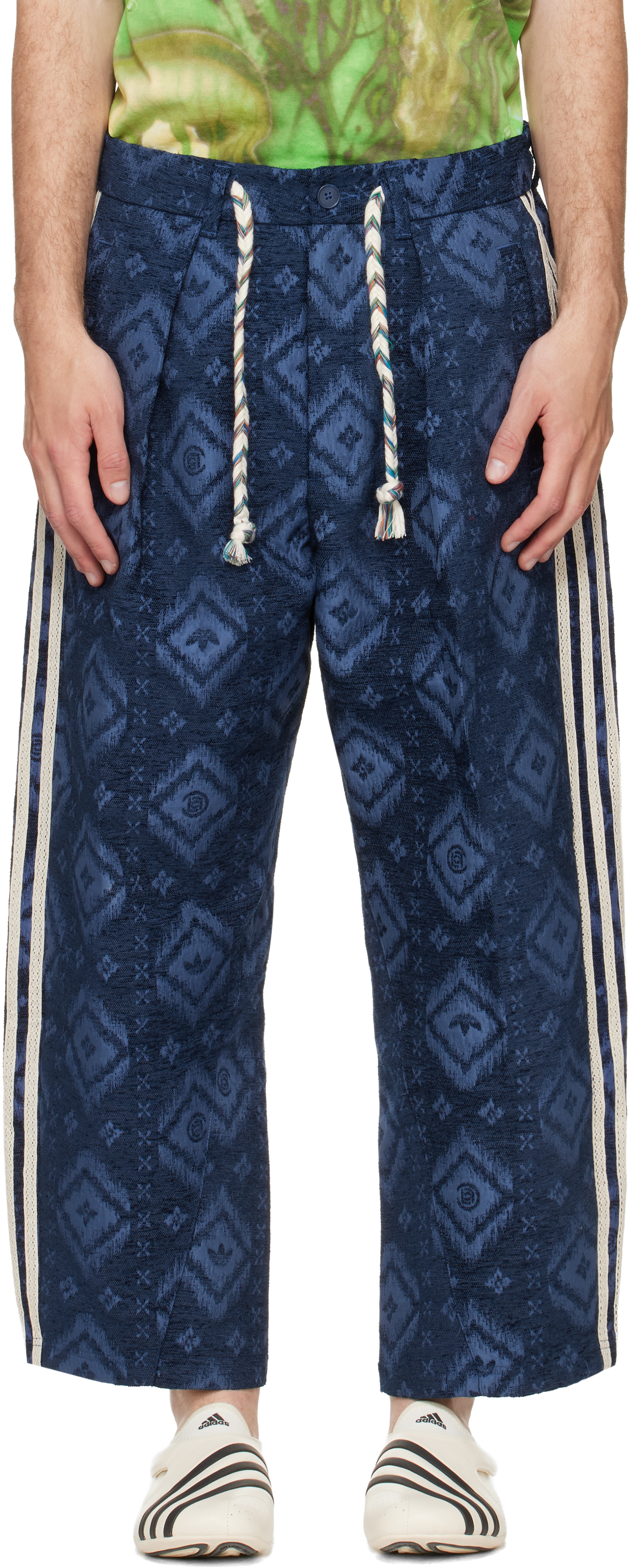 adidas Originals: Blue Edison Chen Edition CLOT Track Pants
