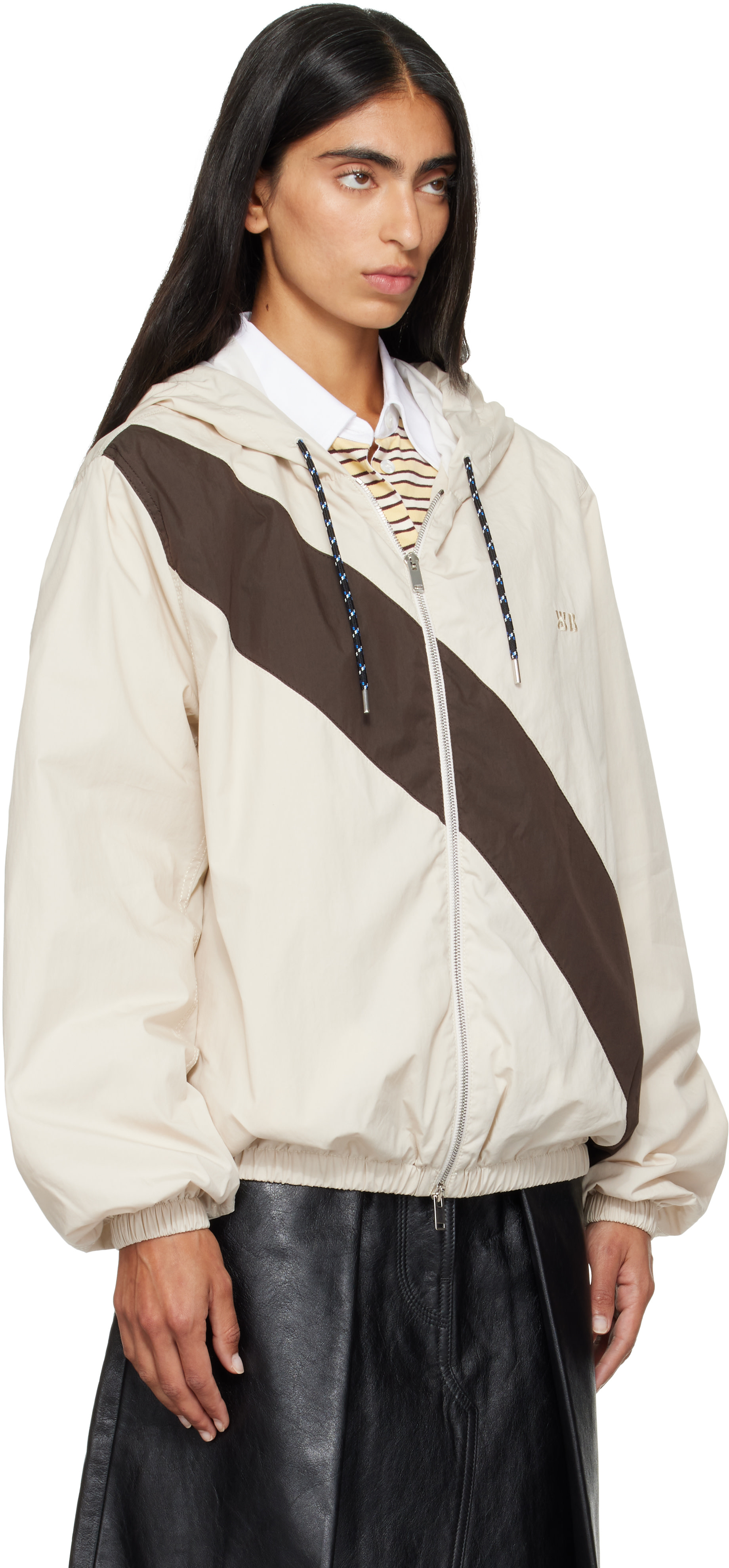 Wales Bonner: Off-White Kalpa Anorak Jacket | SSENSE