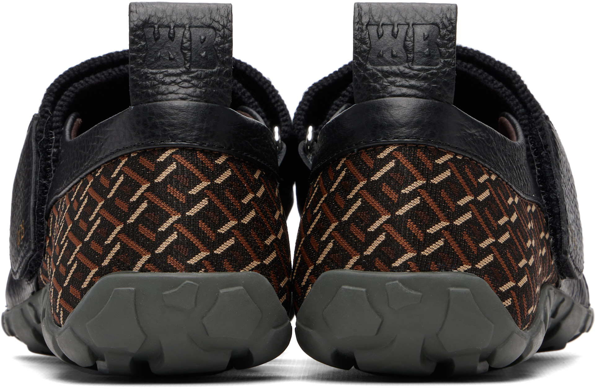 Wales Bonner: Brown Jewel Mary Jane Sneakers | SSENSE