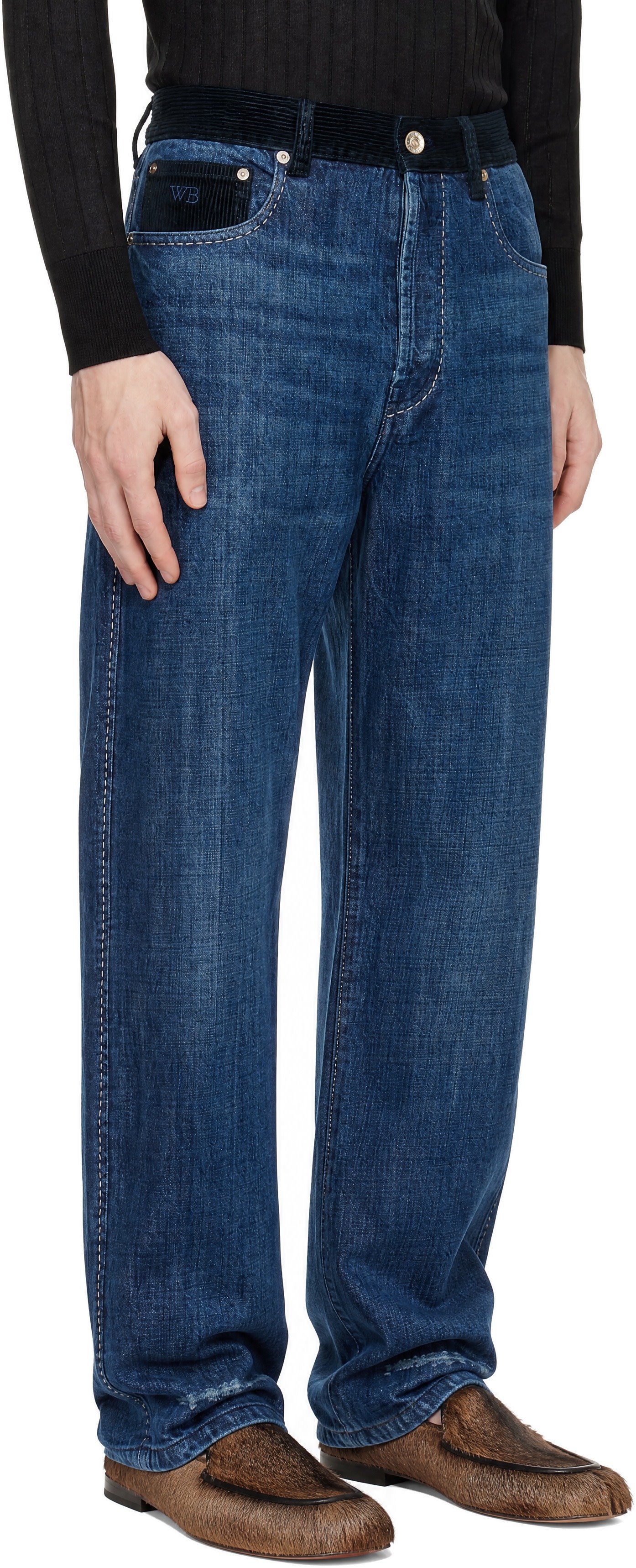 Wales Bonner - Blue Studio Jeans