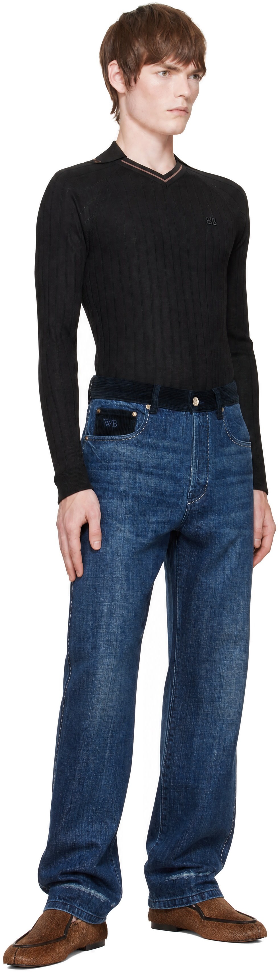 Wales Bonner - Blue Studio Jeans