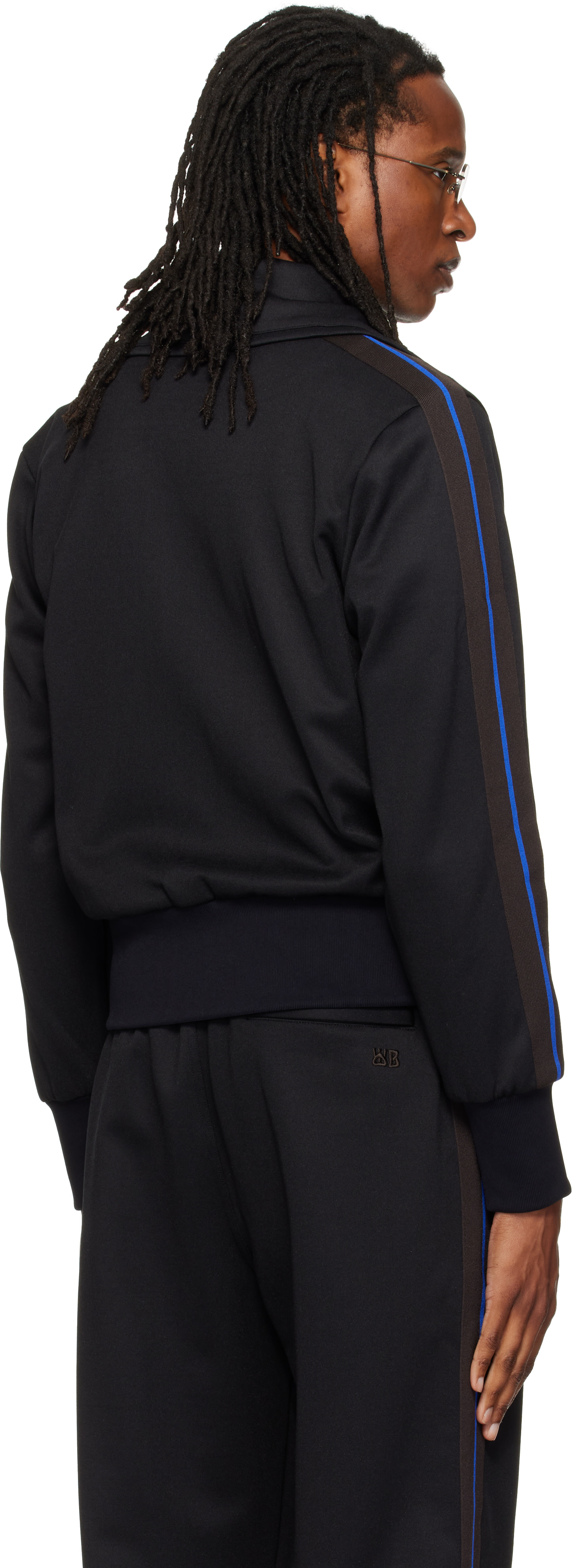 Wales Bonner - Black Form Track Jacket