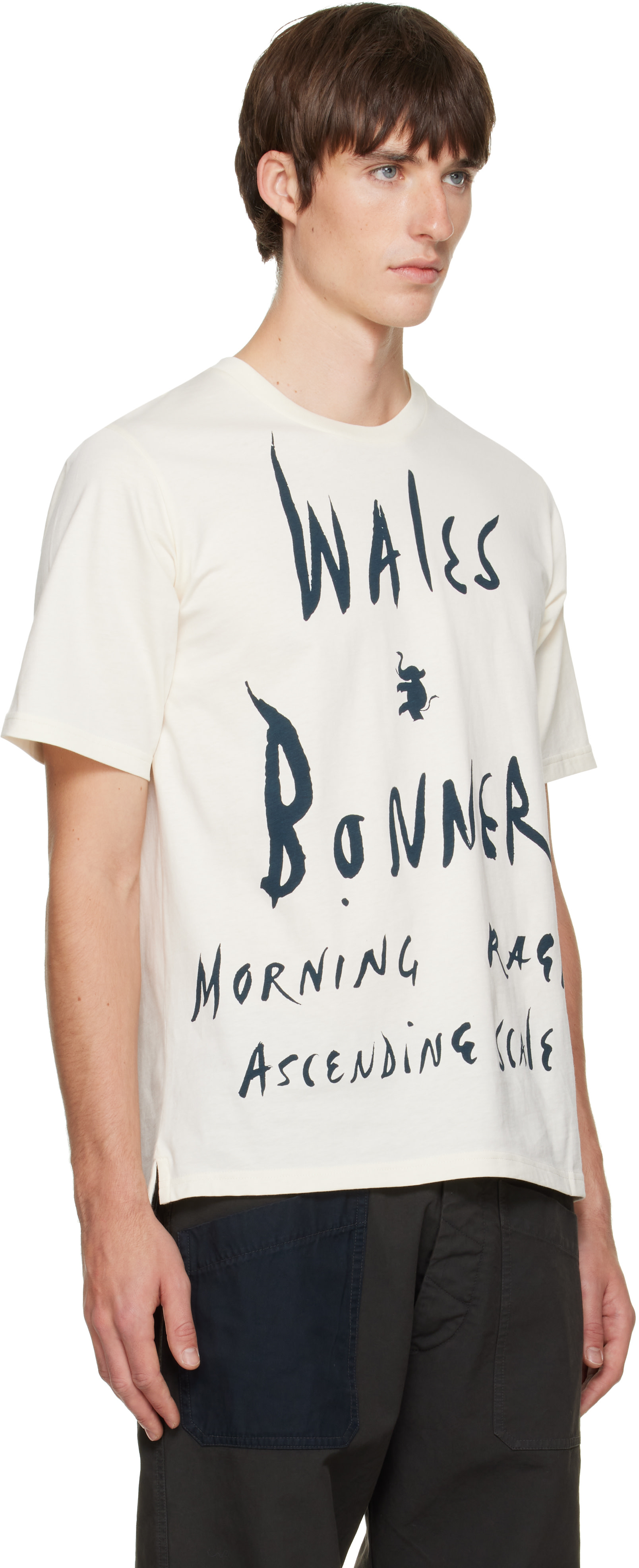 Wales Bonner: Off-White Raga T-shirt | SSENSE