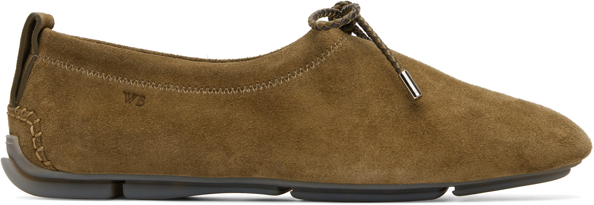 Wales Bonner - Khaki Chakra Loafers