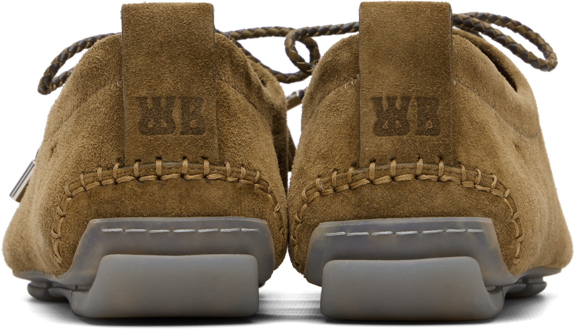 Wales Bonner - Khaki Chakra Loafers