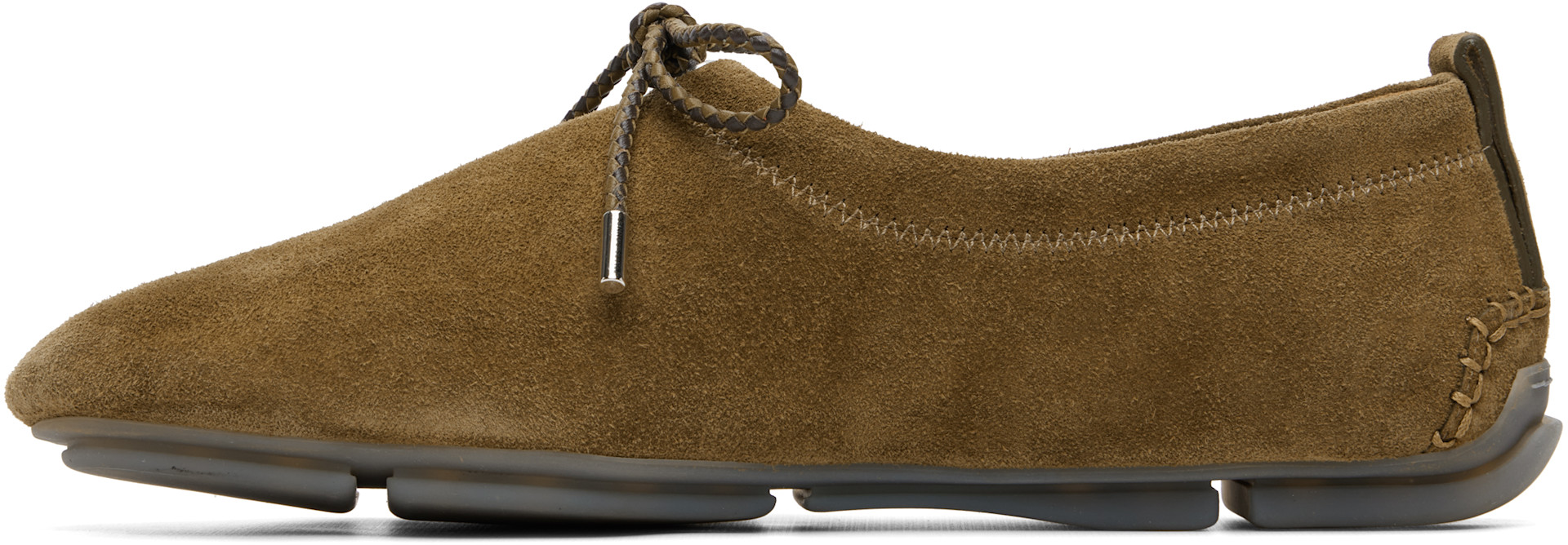 Wales Bonner - Khaki Chakra Loafers