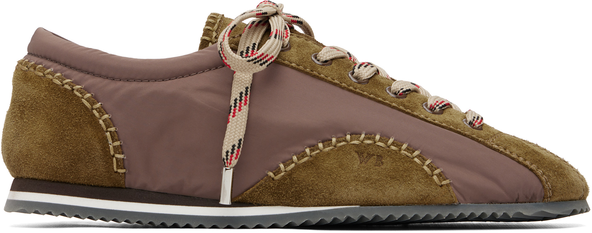 Wales Bonner - Khaki & Taupe Paris Sneakers