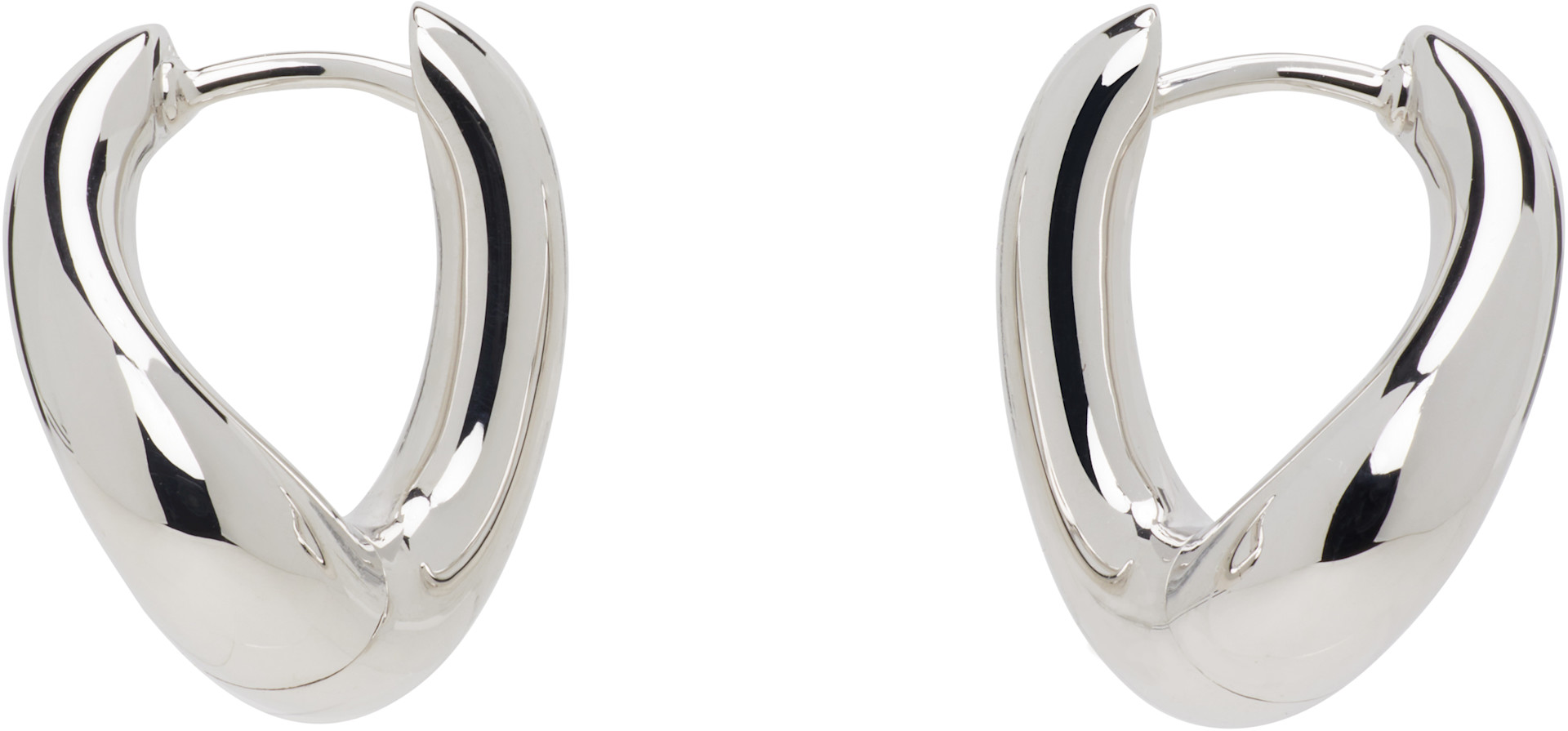 Tom Wood: Twist Hoops Small Earrings | SSENSE