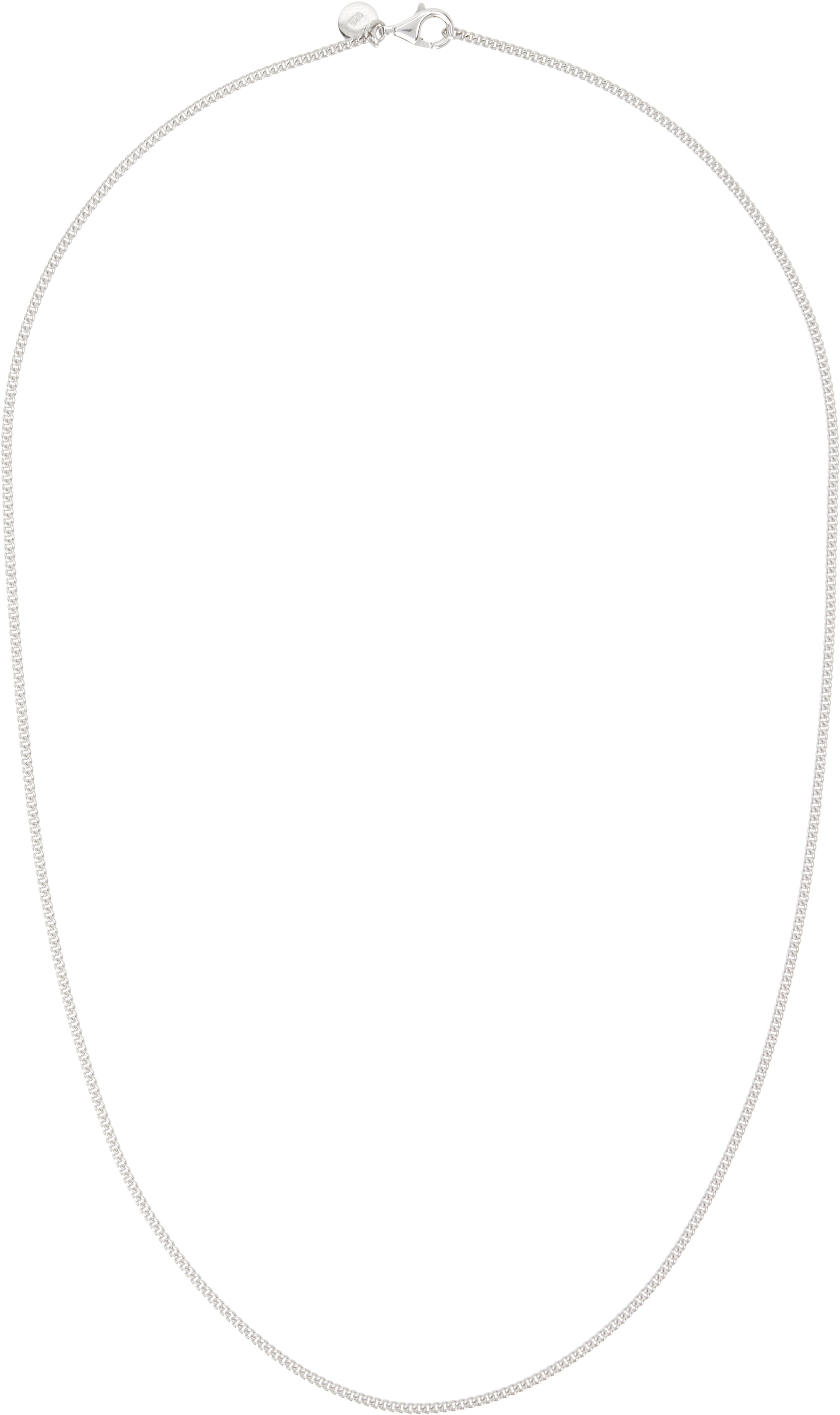 Tom Wood: Curb Chain Slim Necklace | SSENSE