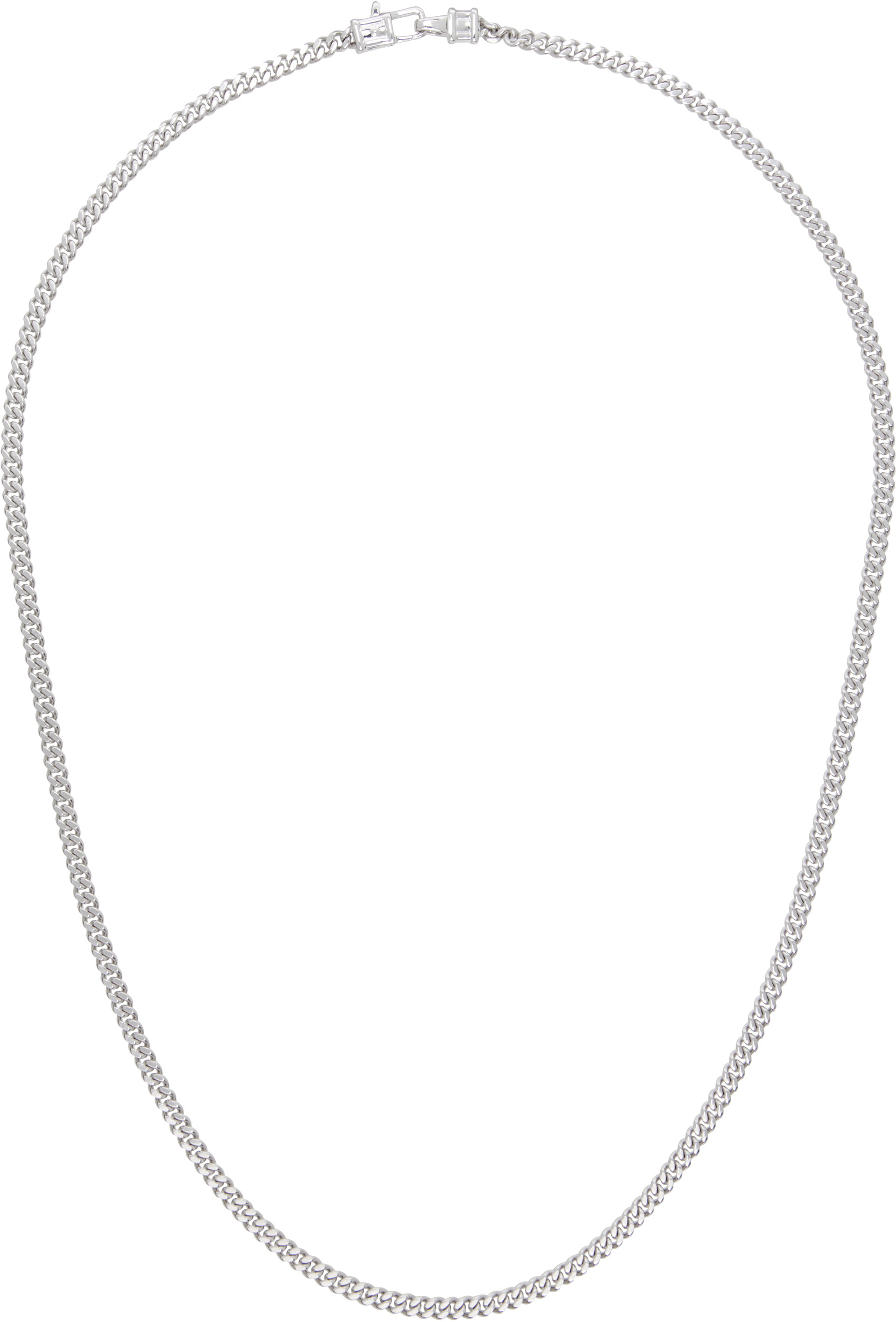 アクセサリー TOM WOOD Curb Chain M Necklace Tom Wood: Curb Chain M Necklace | SSENSE
