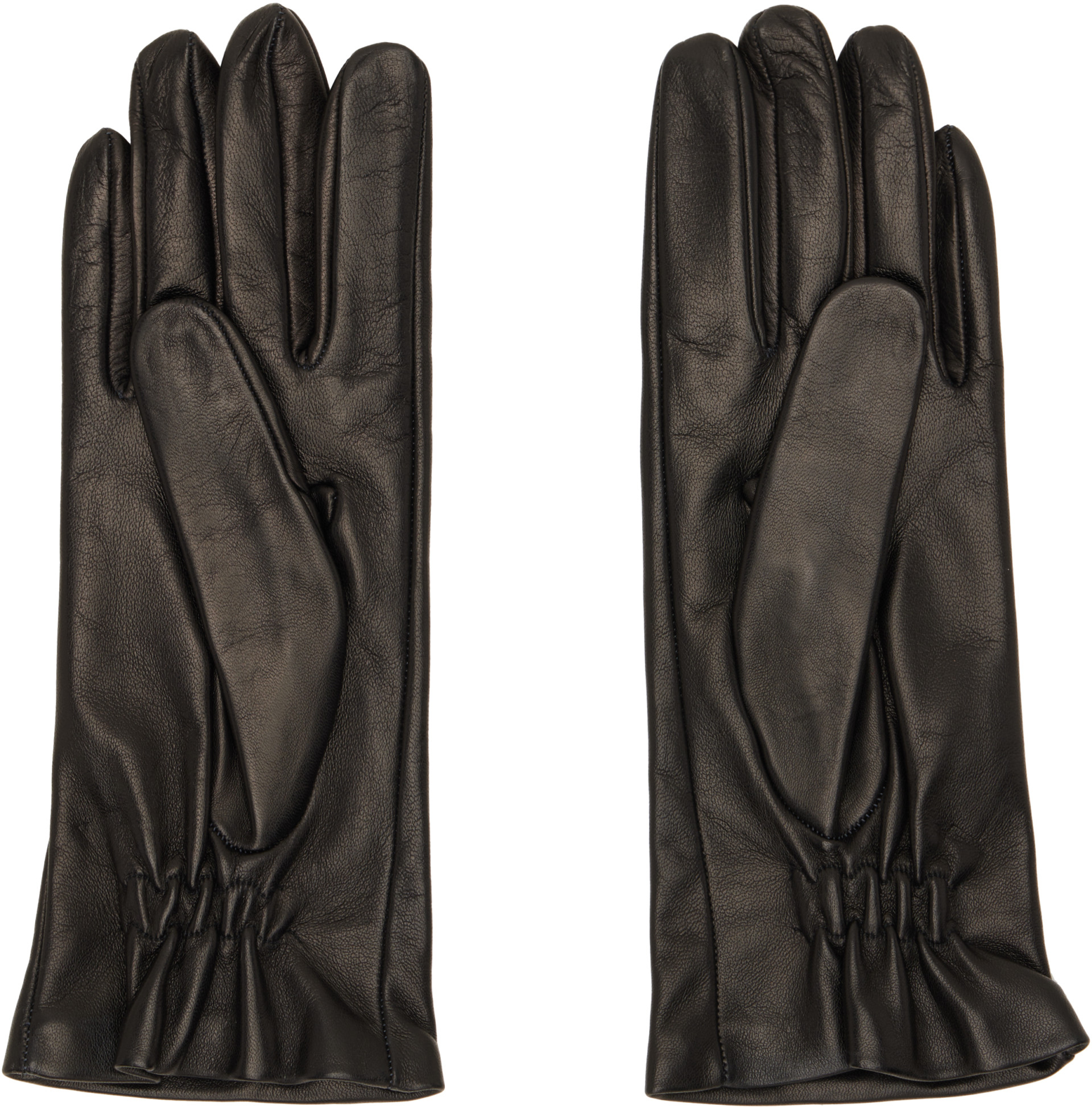 TOTEME - Gants noirs en cuir
