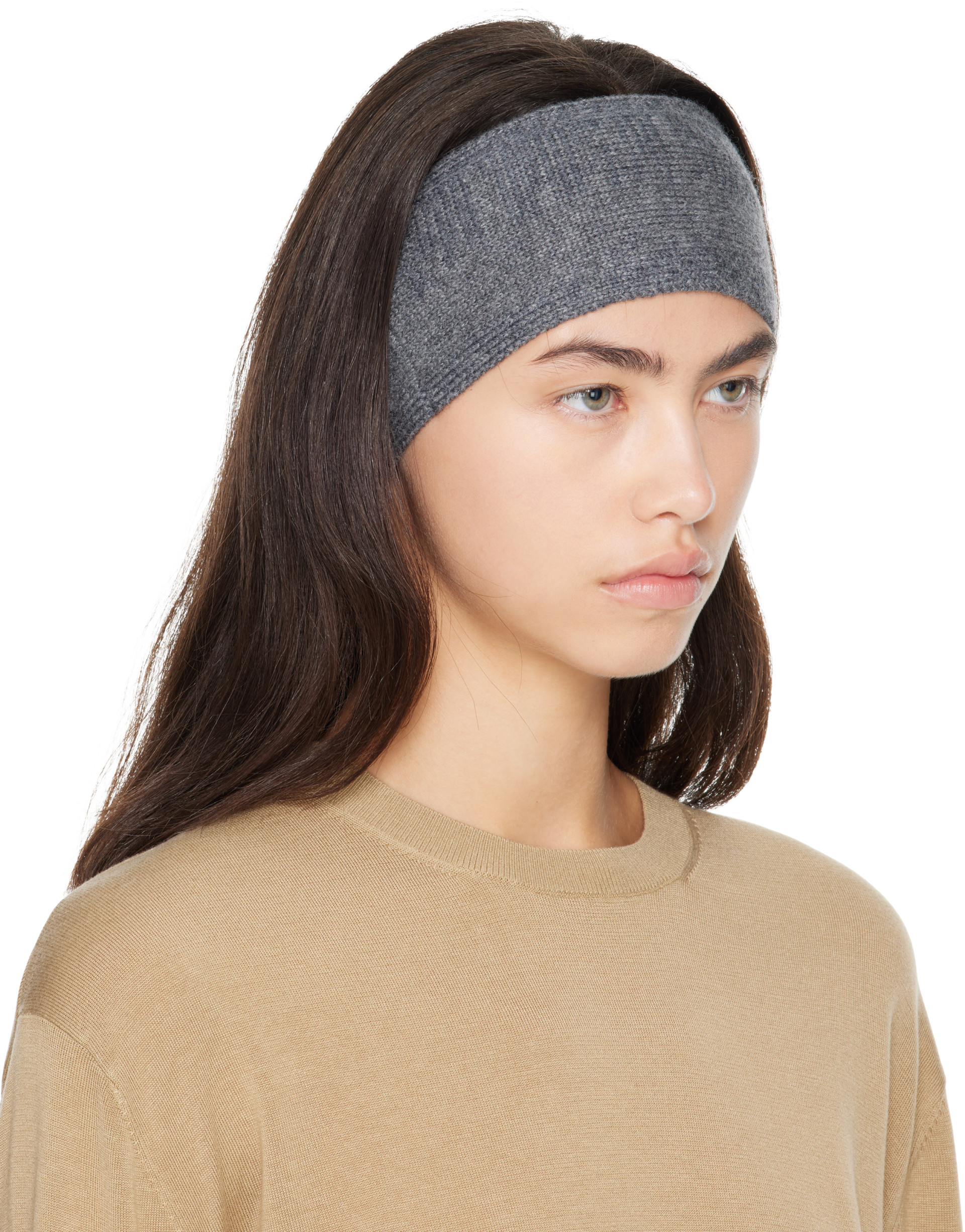 TOTEME - Bandeau gris en cachemire