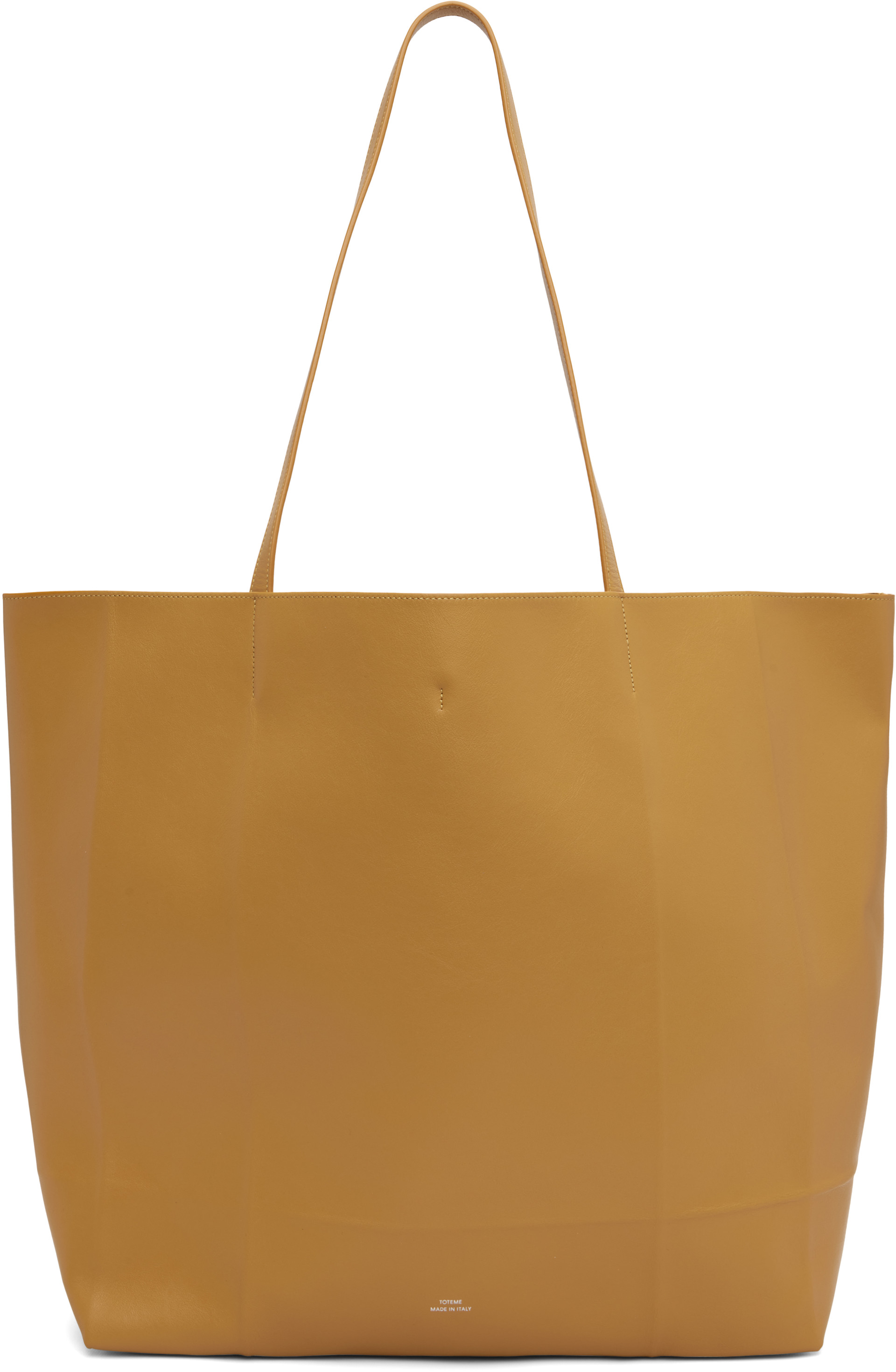 TOTEME - Cabas Roam brun clair en cuir