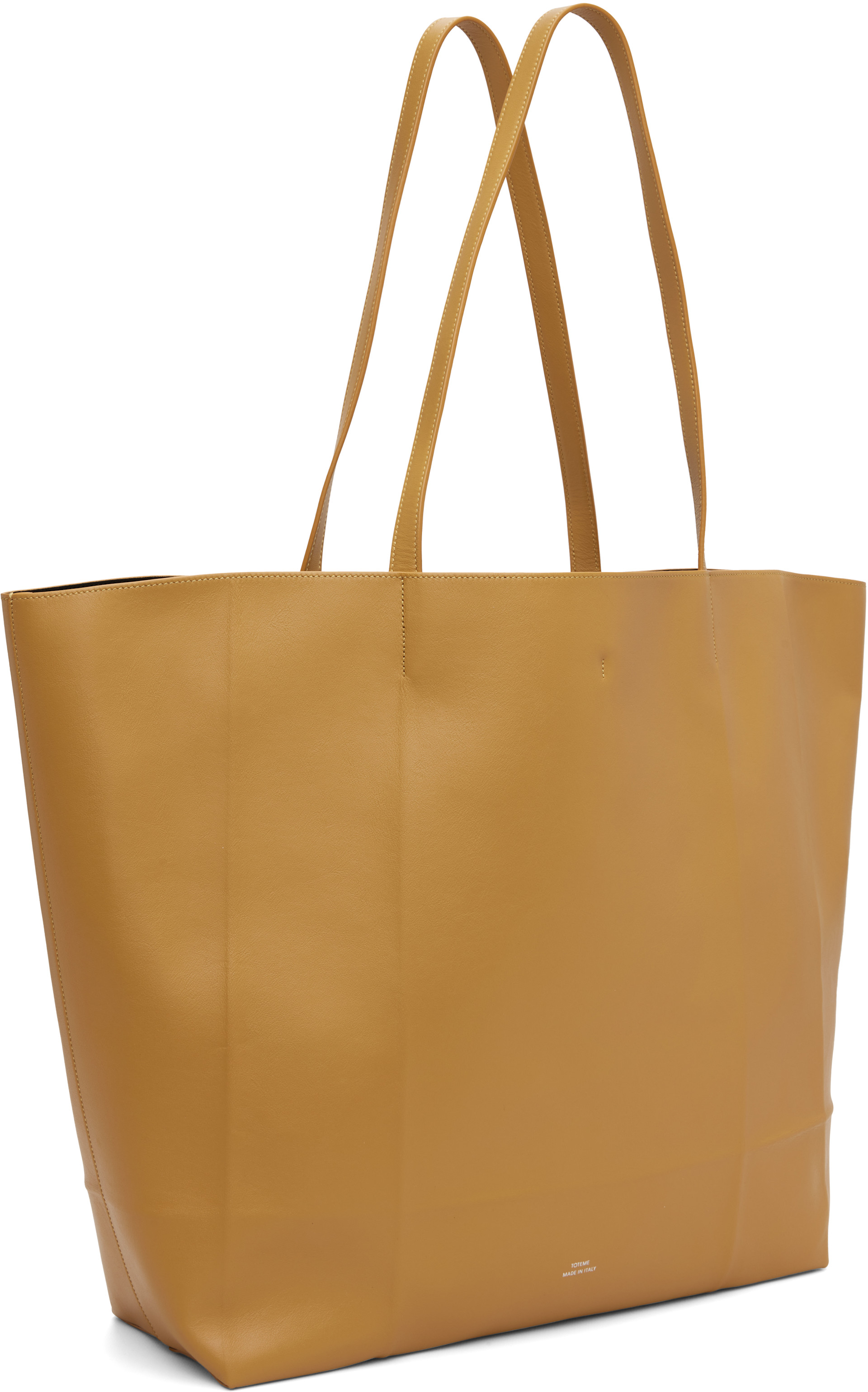 TOTEME - Cabas Roam brun clair en cuir