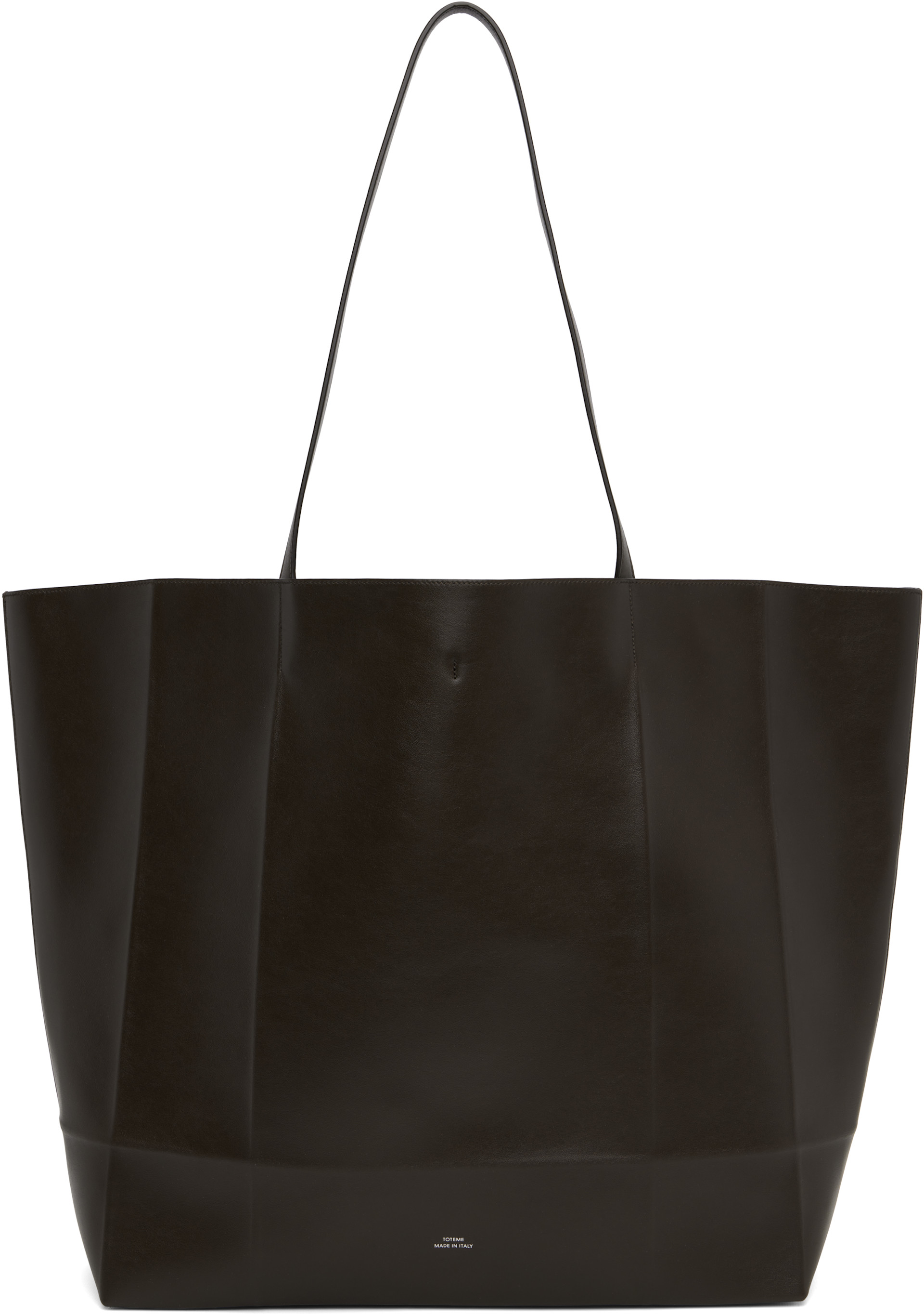 TOTEME - Cabas Roam brun en cuir