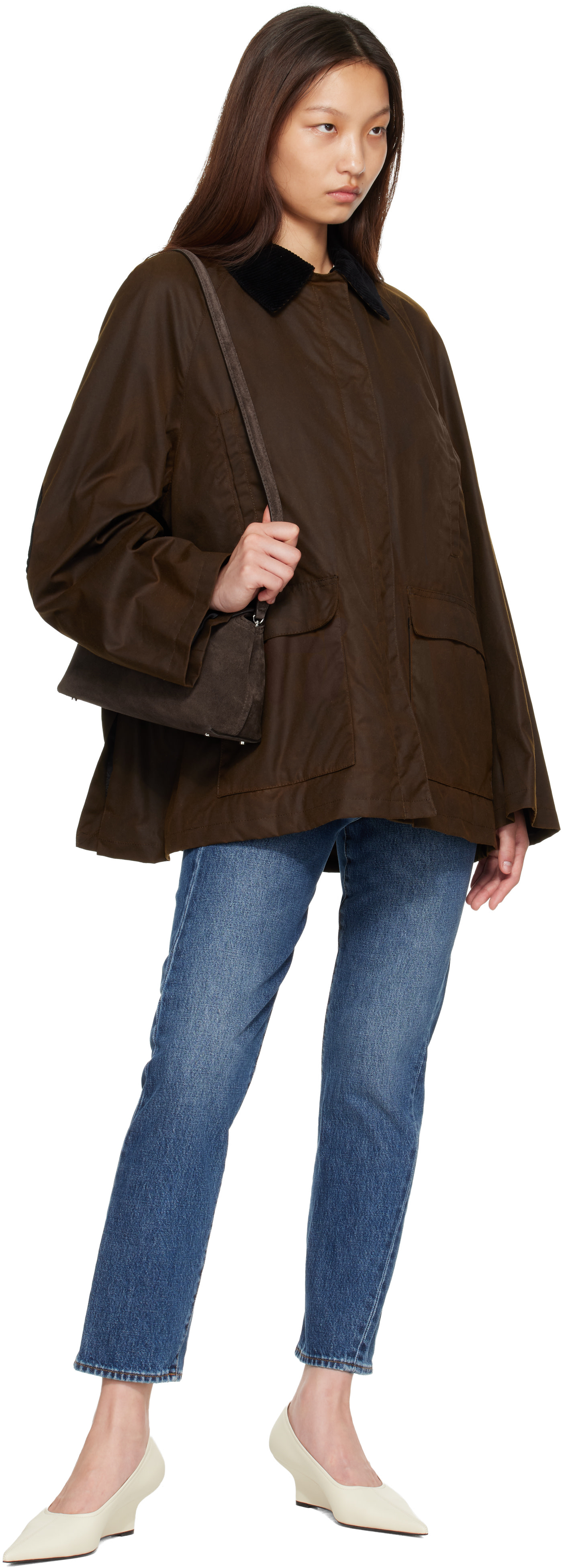TOTEME - Blouson campagnard brun