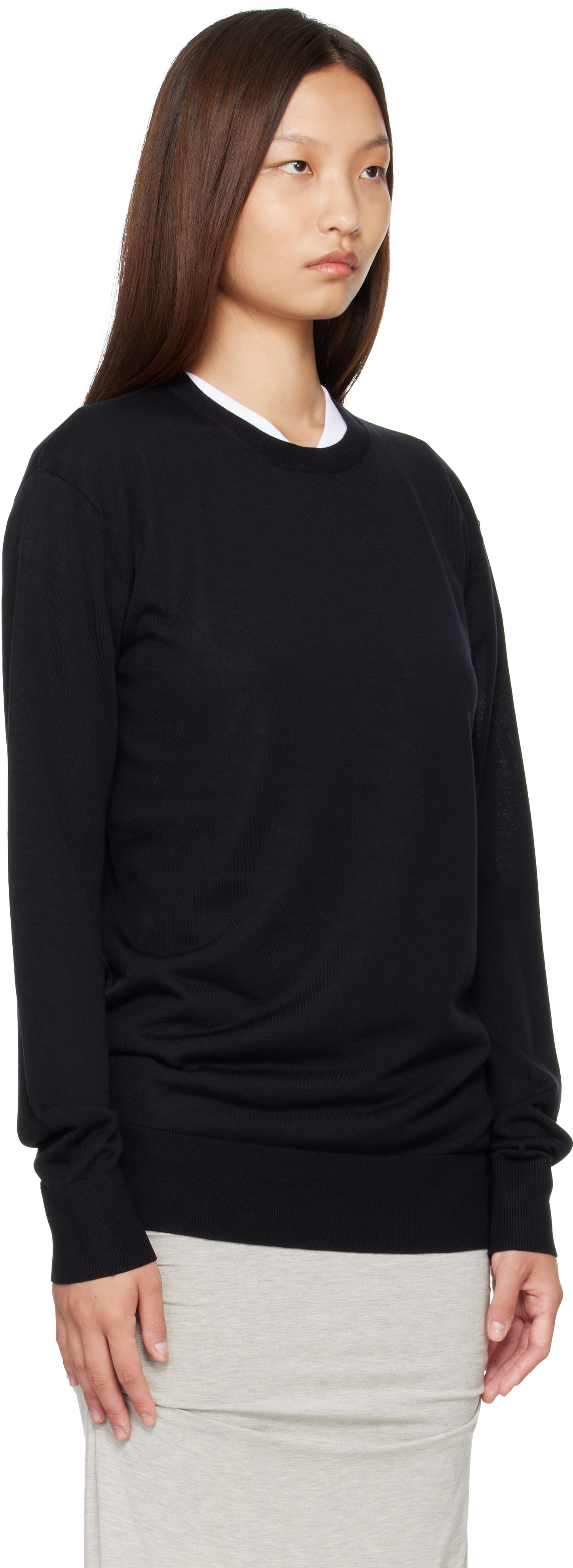 TOTEME - Pull noir en tricot