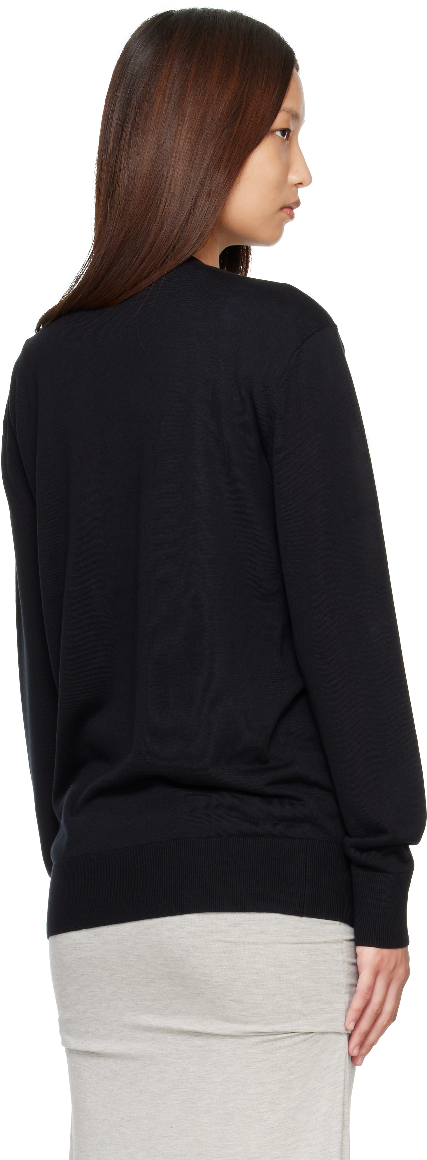 TOTEME - Pull noir en tricot