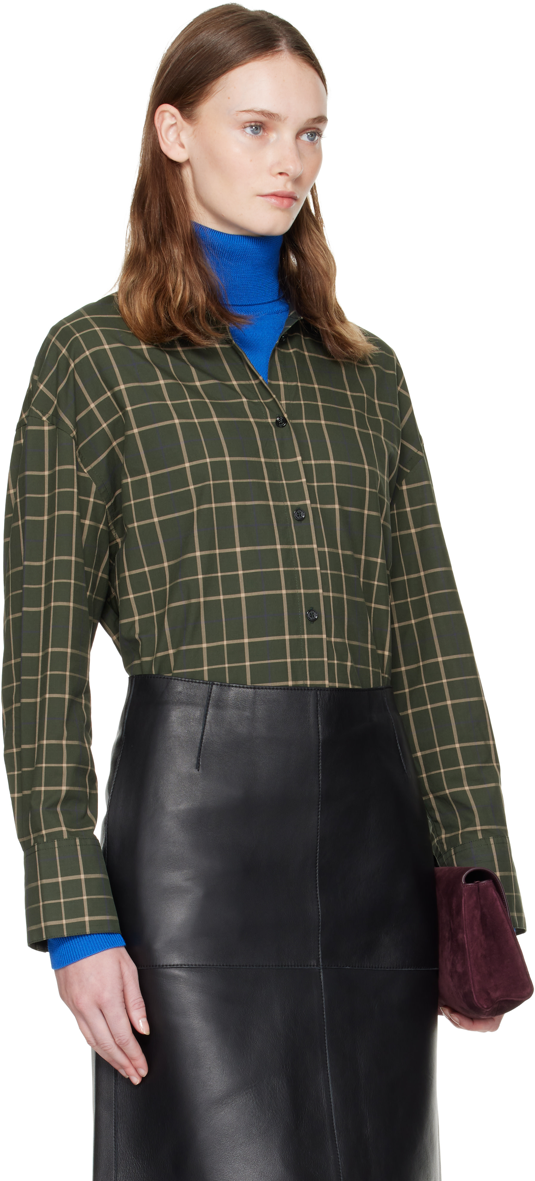 TOTEME - Chemise droite verte