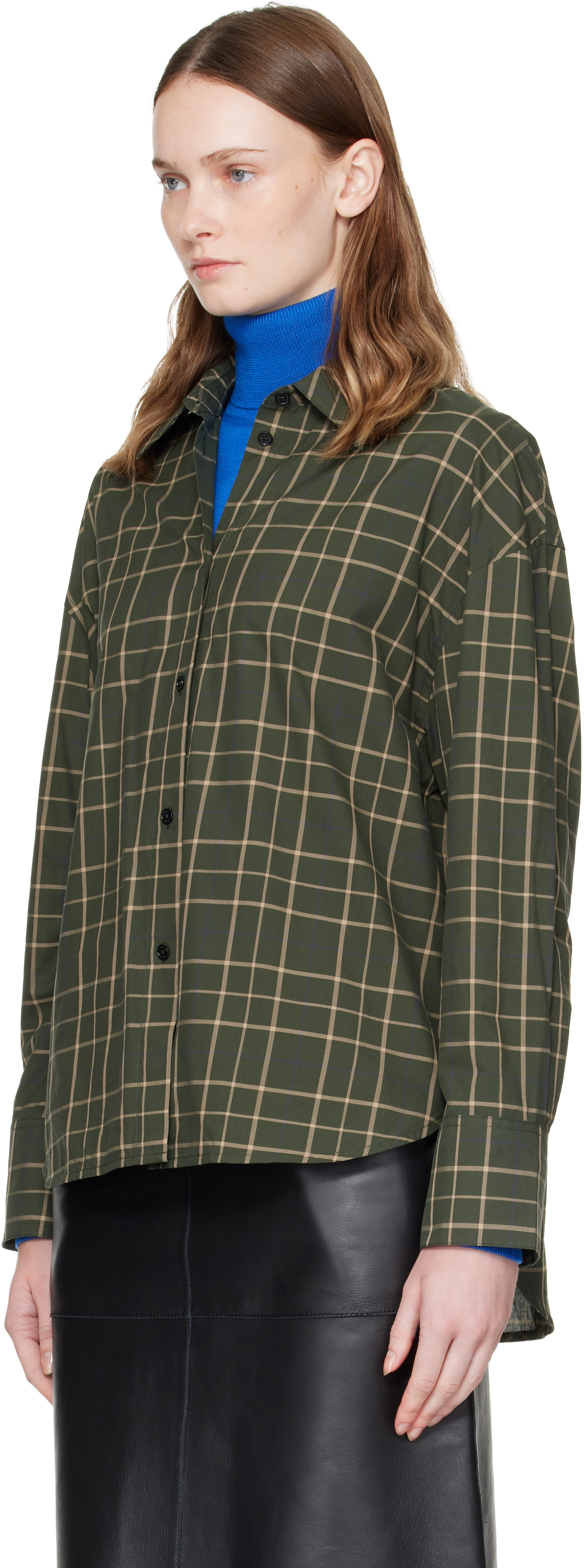 TOTEME - Chemise droite verte