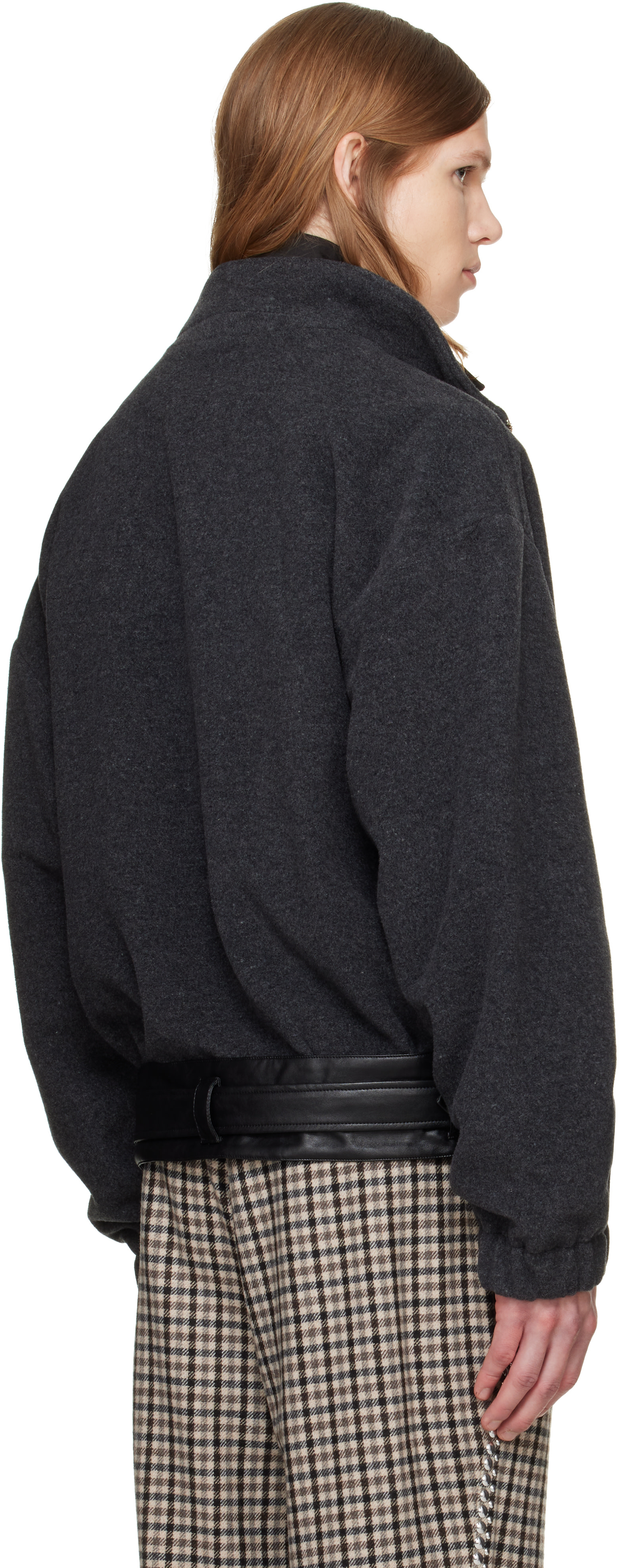 a.v. vattev - Black Alliance Belted Wool Jacket