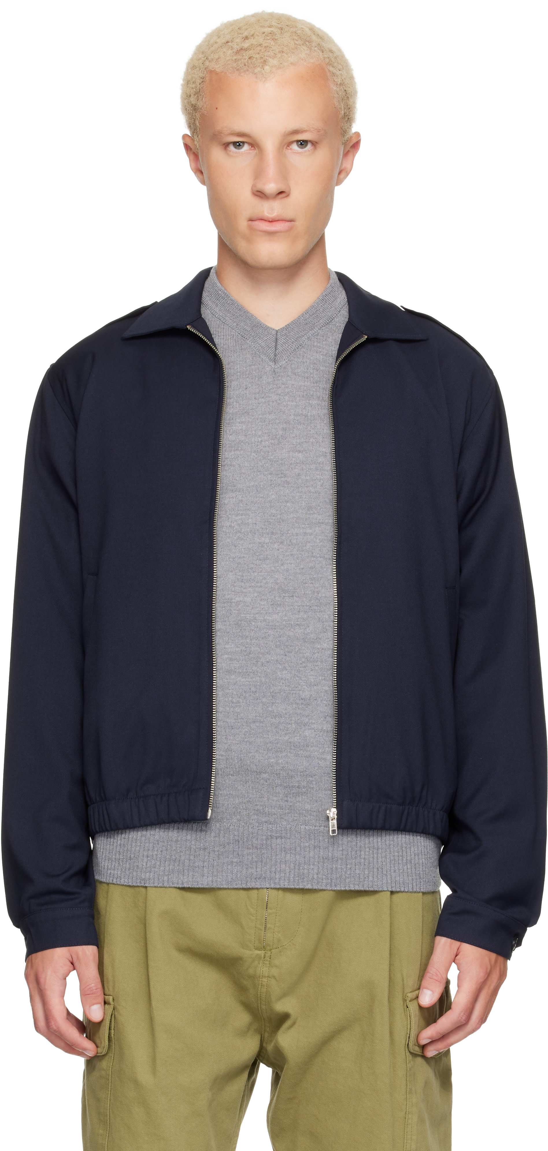 Gimaguas - Navy Cani Bomber Jacket