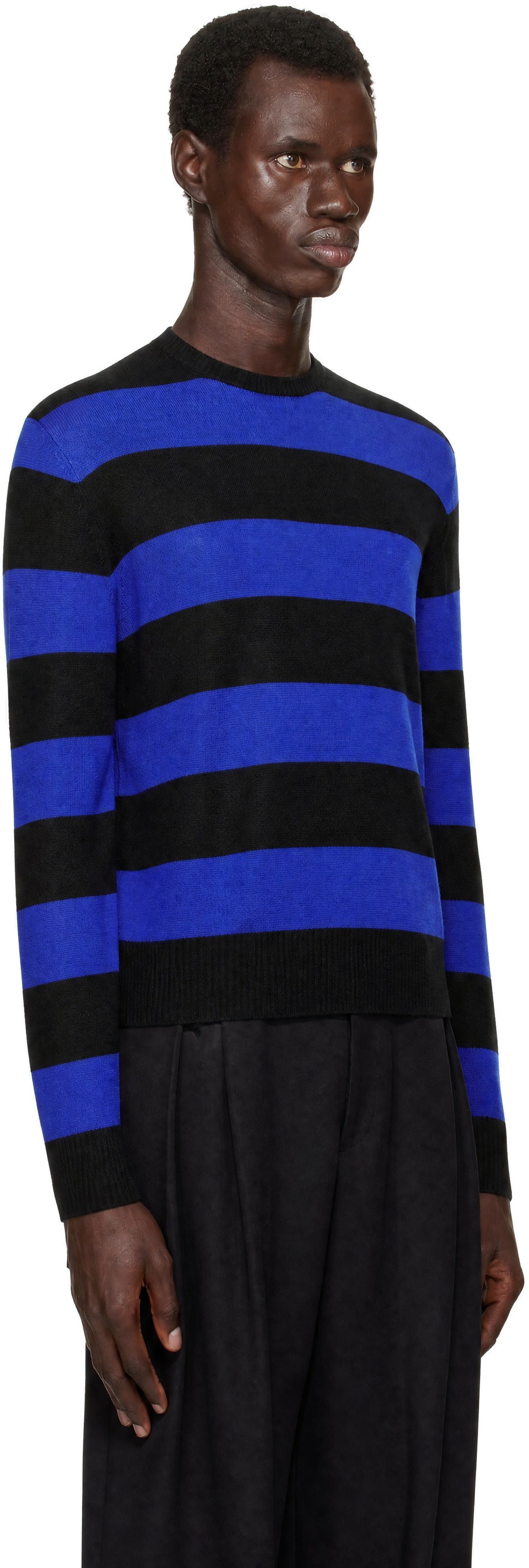 Gimaguas - Pull Fran bleu et noir à rayures
