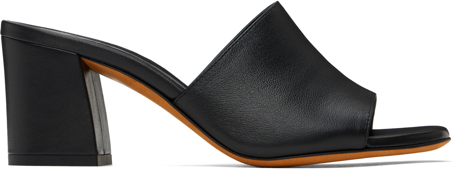 Maryam Nassir Zadeh: Black Mar Mule Heeled Sandals | SSENSE Denmark