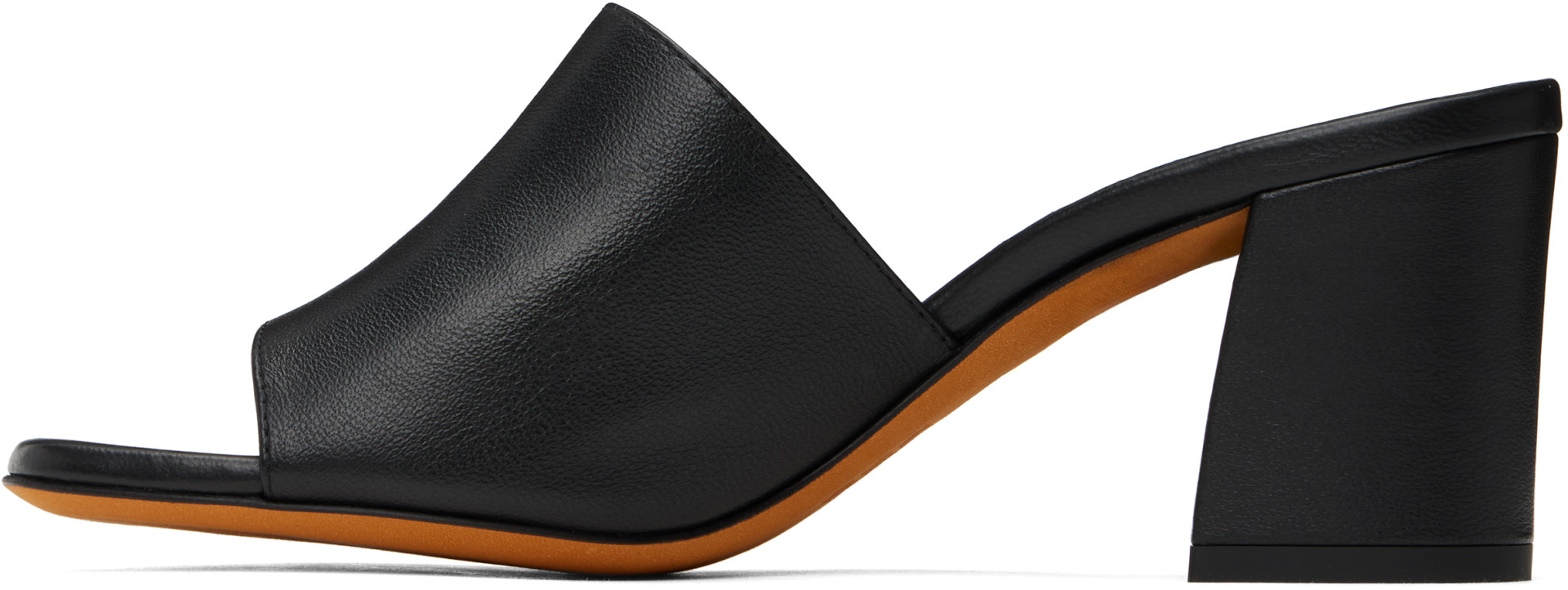 Maryam Nassir Zadeh: Black Mar Mule Heeled Sandals | SSENSE