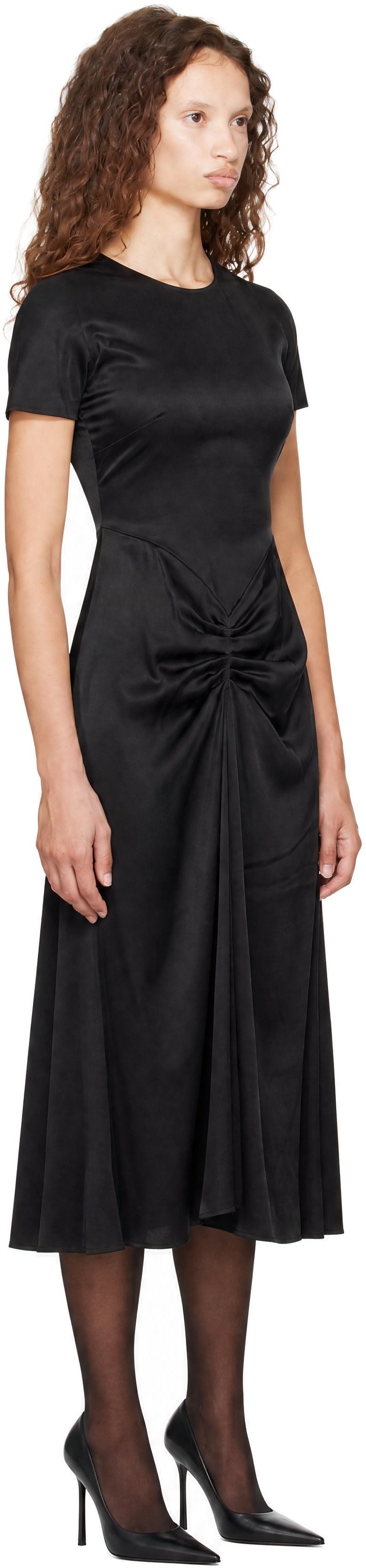Victoria Beckham - Robe midi Blaire noire