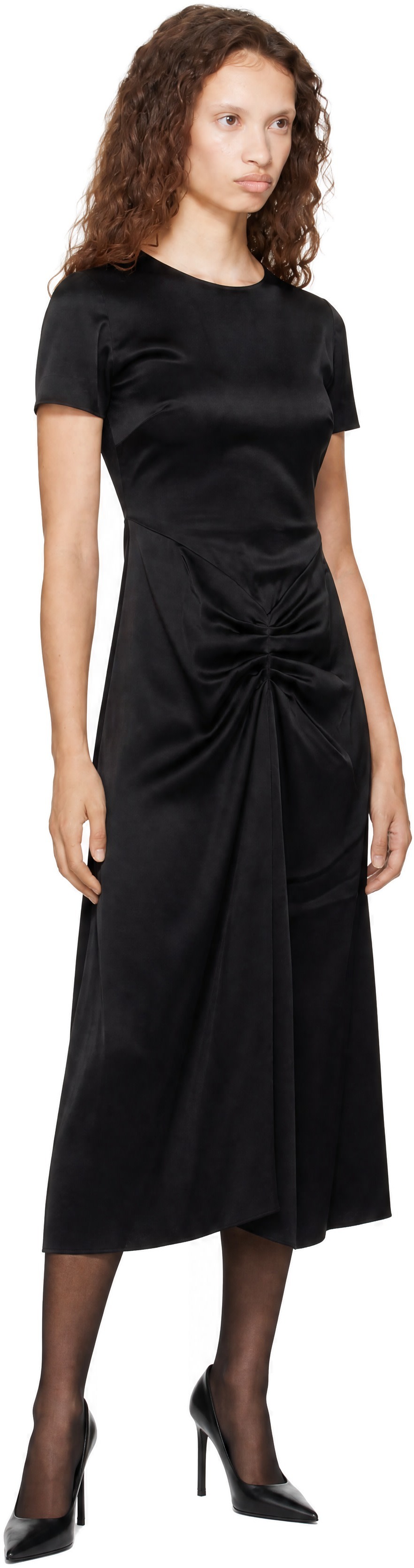 Victoria Beckham - Robe midi Blaire noire