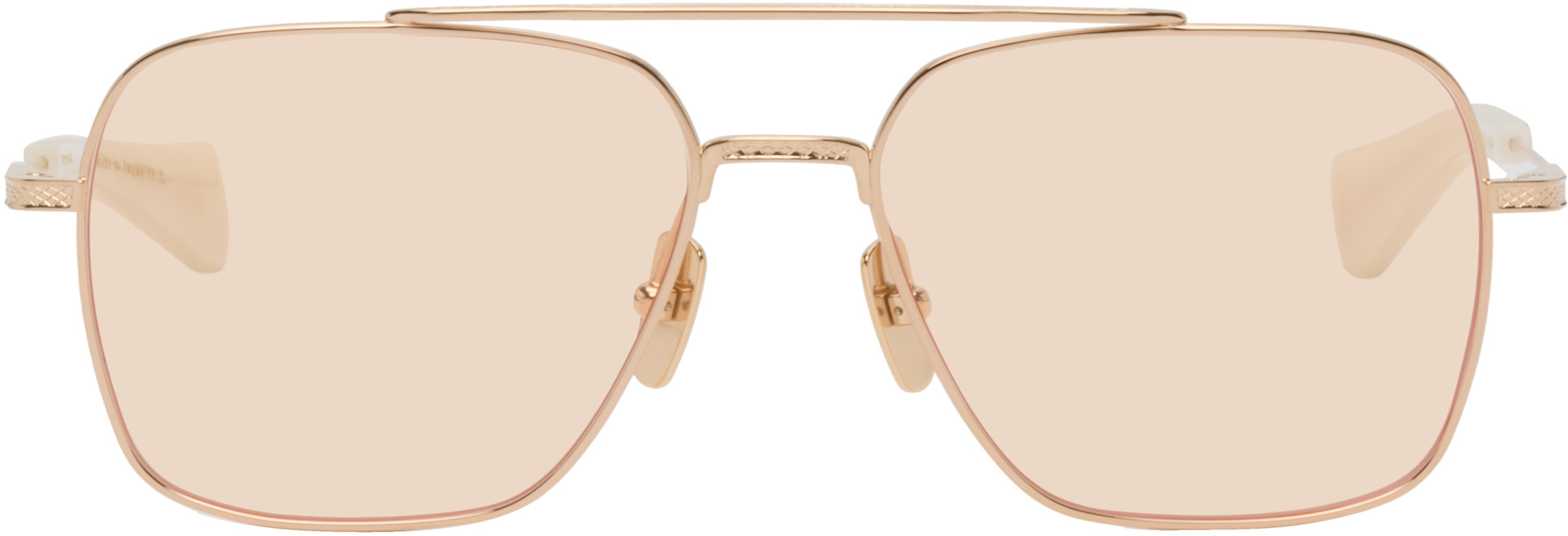DITA - Lunettes de soleil Flight-Seven dorées