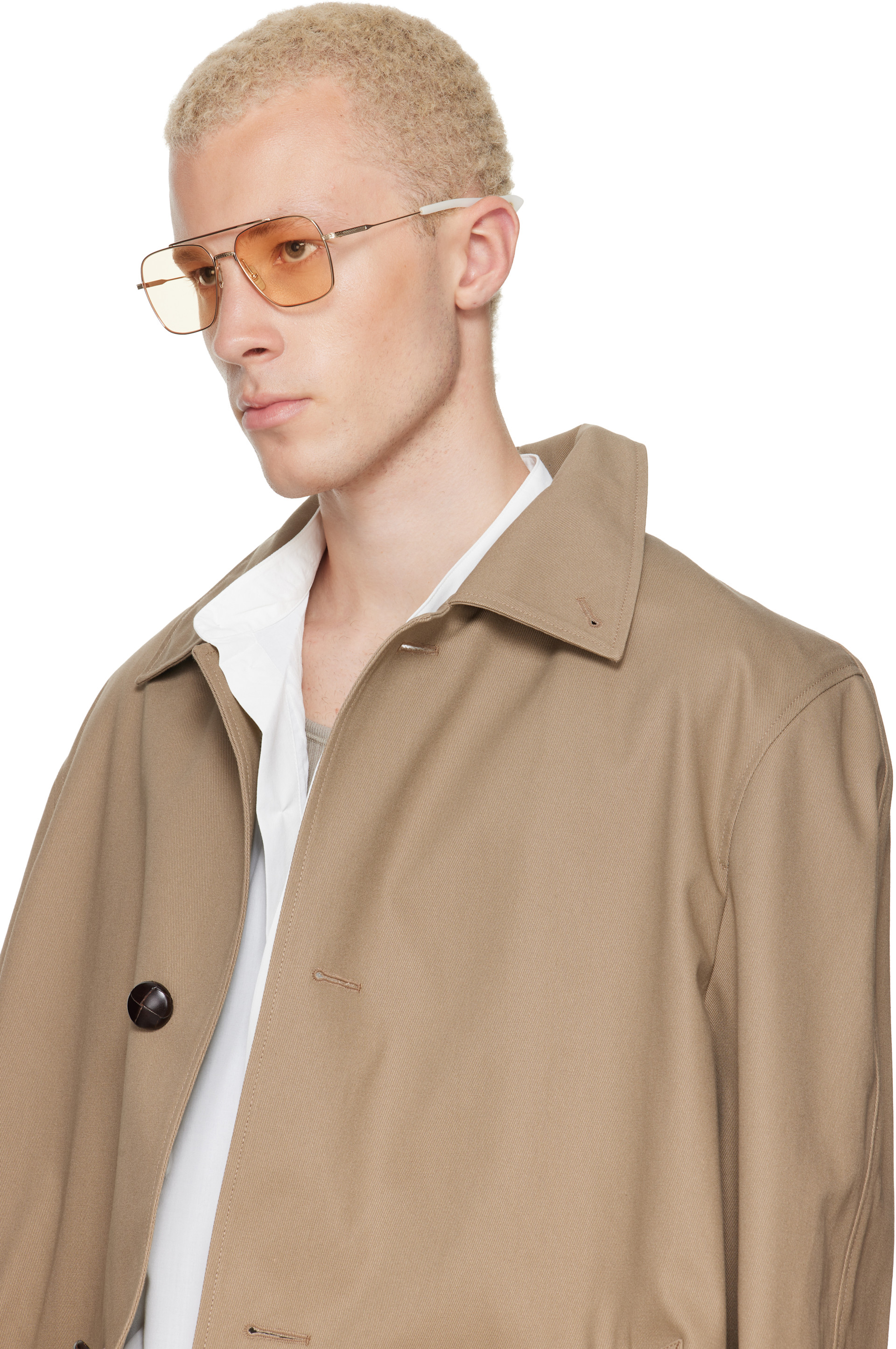 DITA - Lunettes de soleil Flight-Seven dorées
