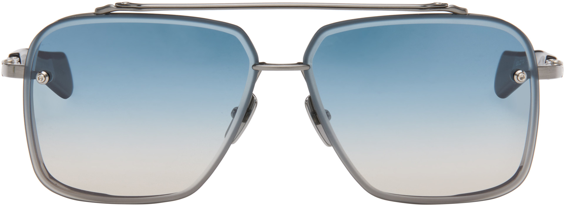 DITA - Lunettes de soleil Mach-Six argentées