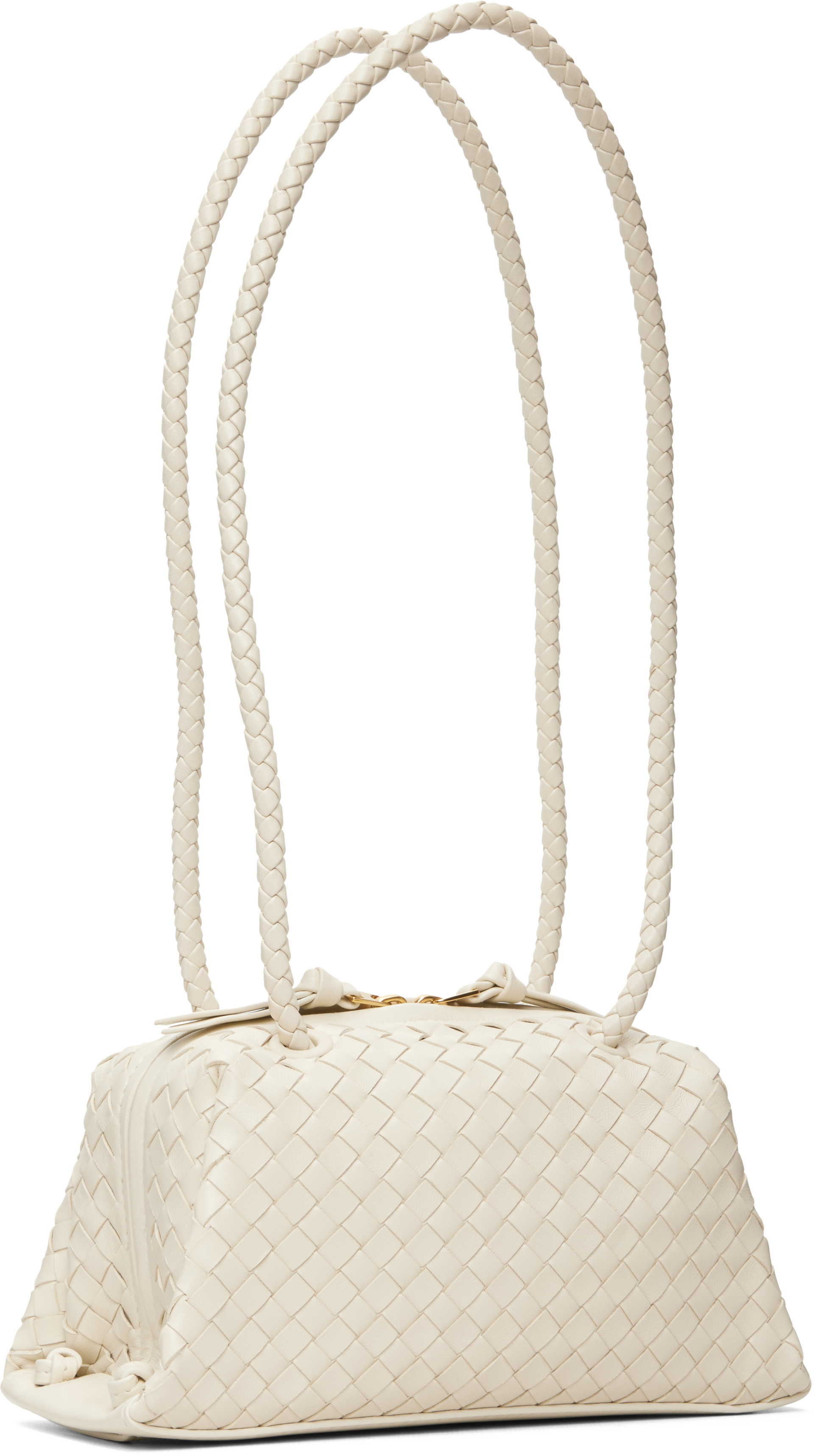 【美品】 Bottega Veneta ハンドバッグ オフホワイト Bottega Veneta: Off-White Tokyo Bag | SSENSE United Kingdom