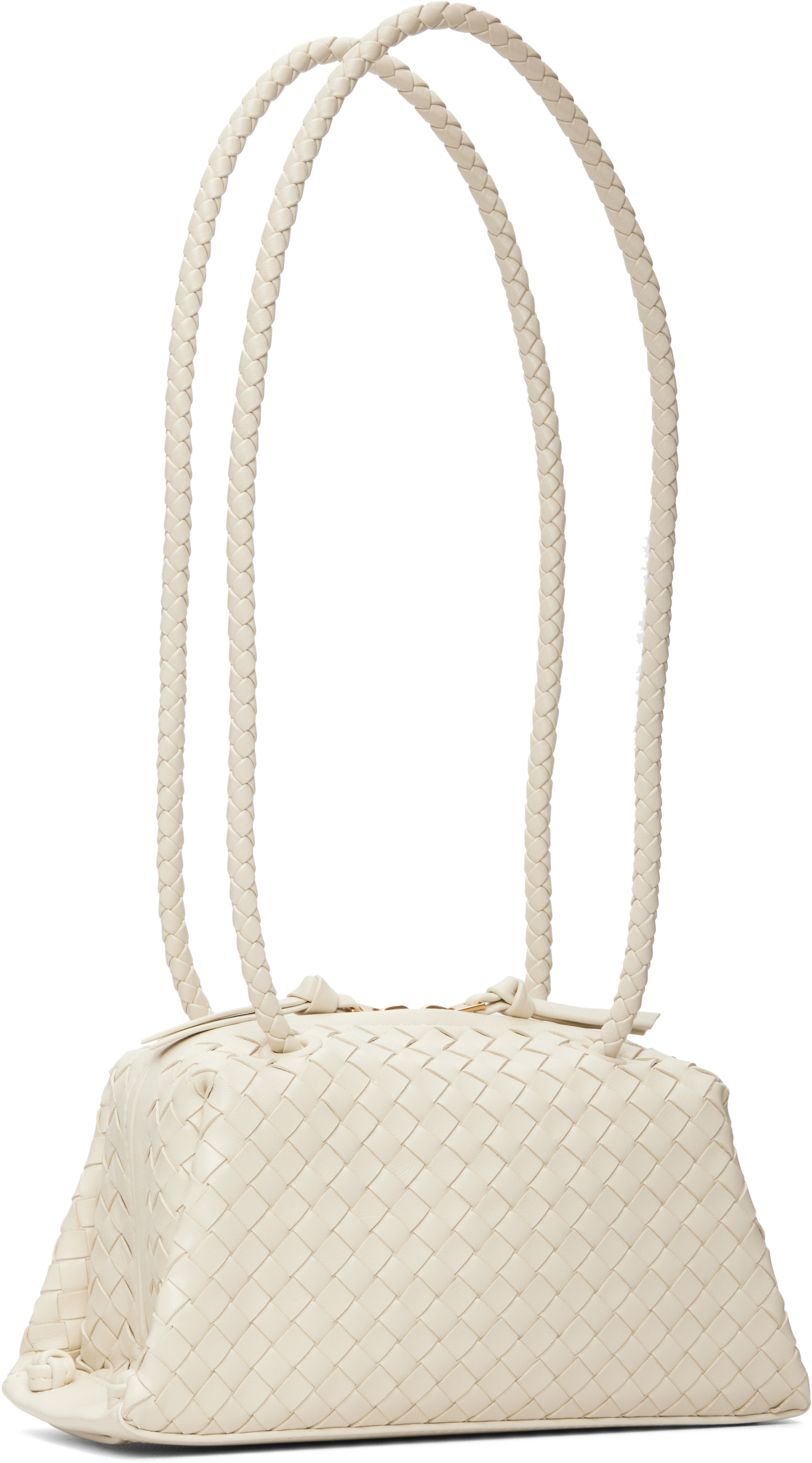 【美品】 Bottega Veneta ハンドバッグ オフホワイト Bottega Veneta: Off-White Tokyo Bag | SSENSE Denmark