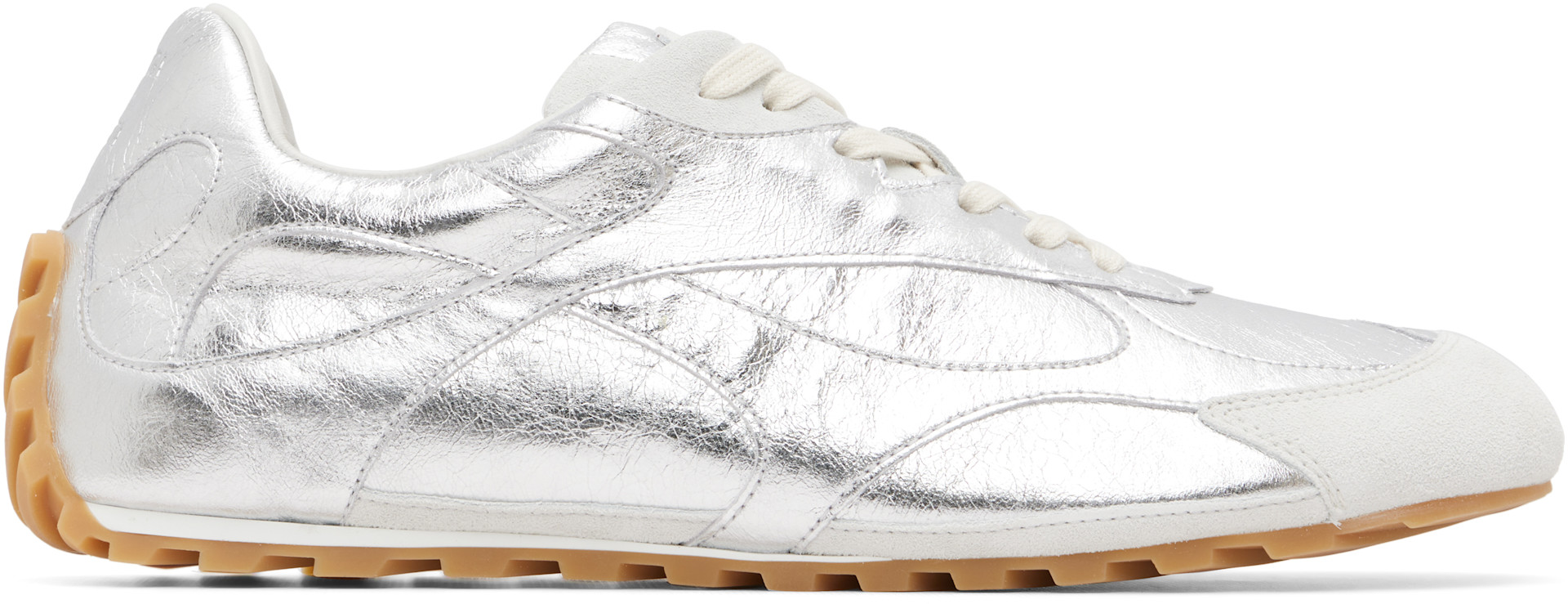 Bottega Veneta - Baskets Orbit Flash argentées