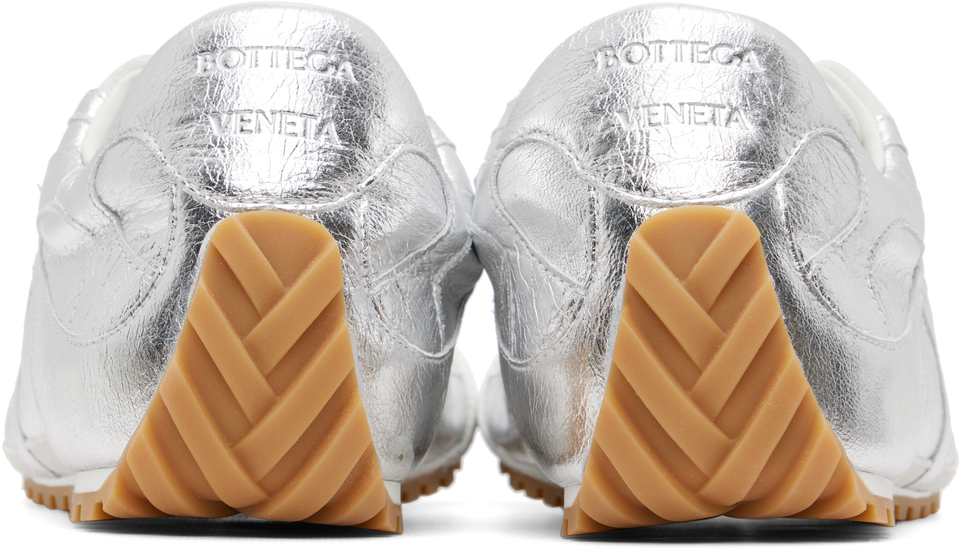 Bottega Veneta - Baskets Orbit Flash argentées