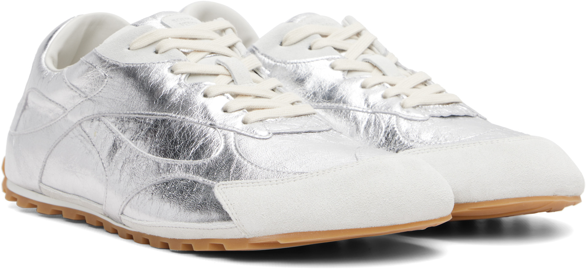 Bottega Veneta - Baskets Orbit Flash argentées