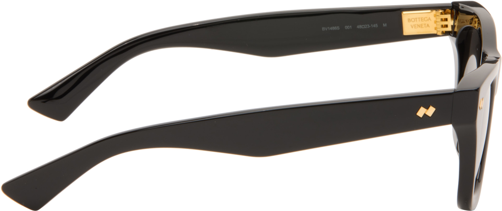 Bottega Veneta - Black Dizzy Squared Sunglasses