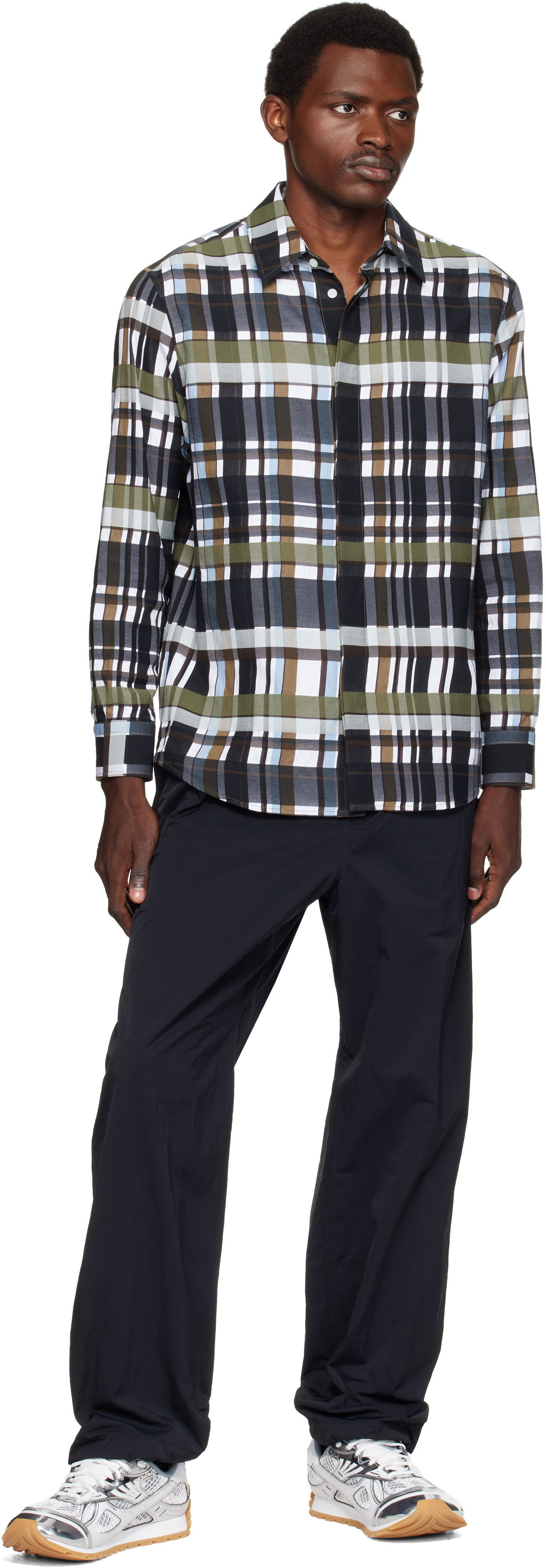 Bottega Veneta - Black Elasticated Straight Track Pants