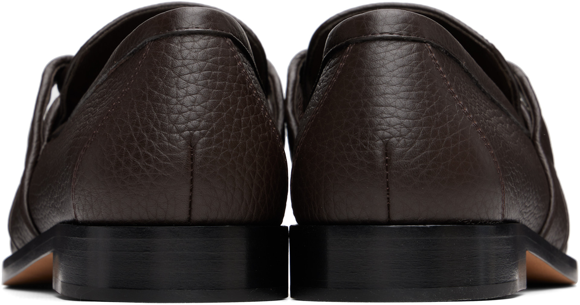 Bottega Veneta: ブラウン Astaire ローファー | SSENSE 日本