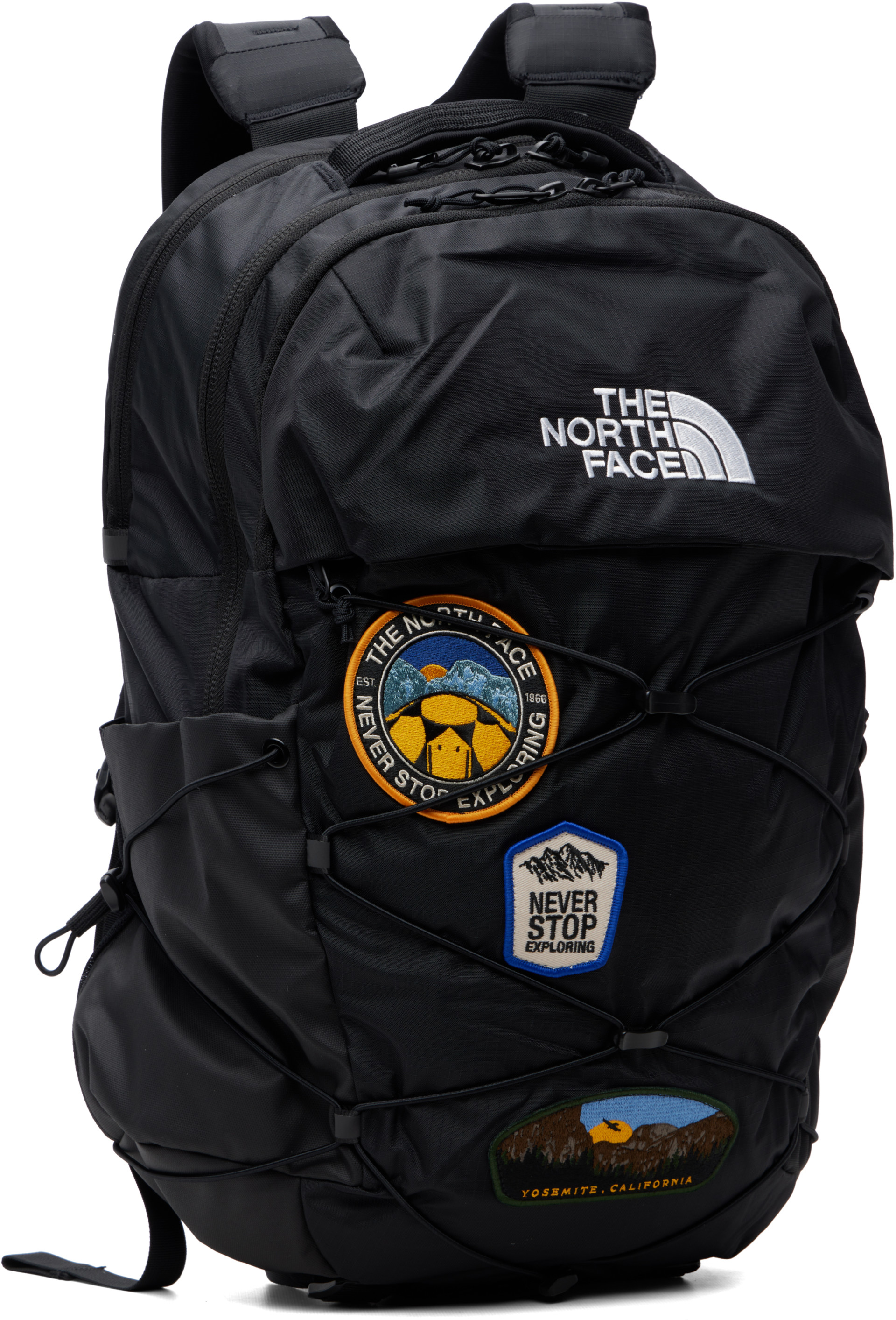 The North Face - Black Borealis Patch Backpack