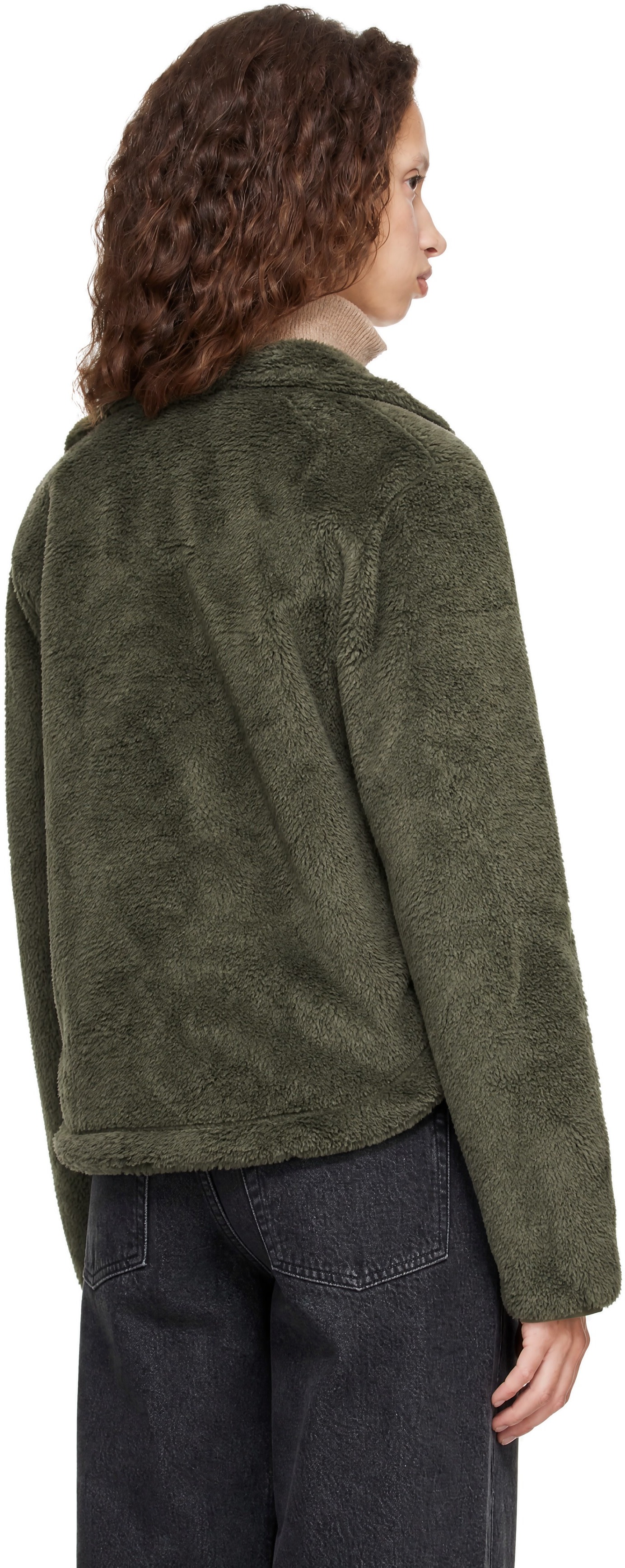 The North Face - Pull Osito kaki en molleton