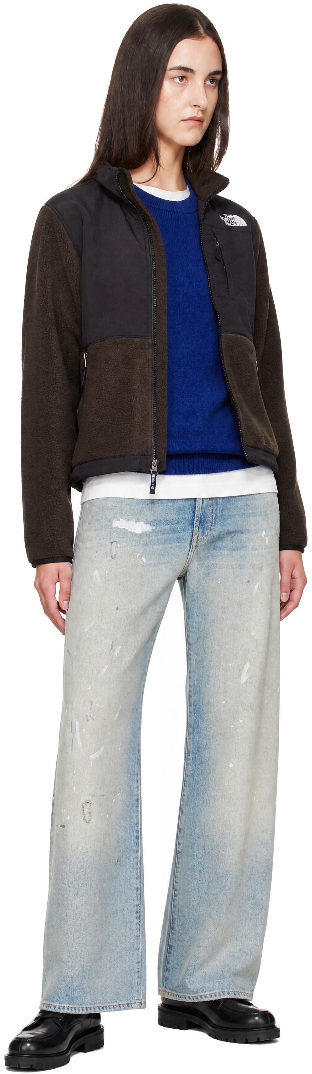 The North Face - Blouson rétro Denali brun