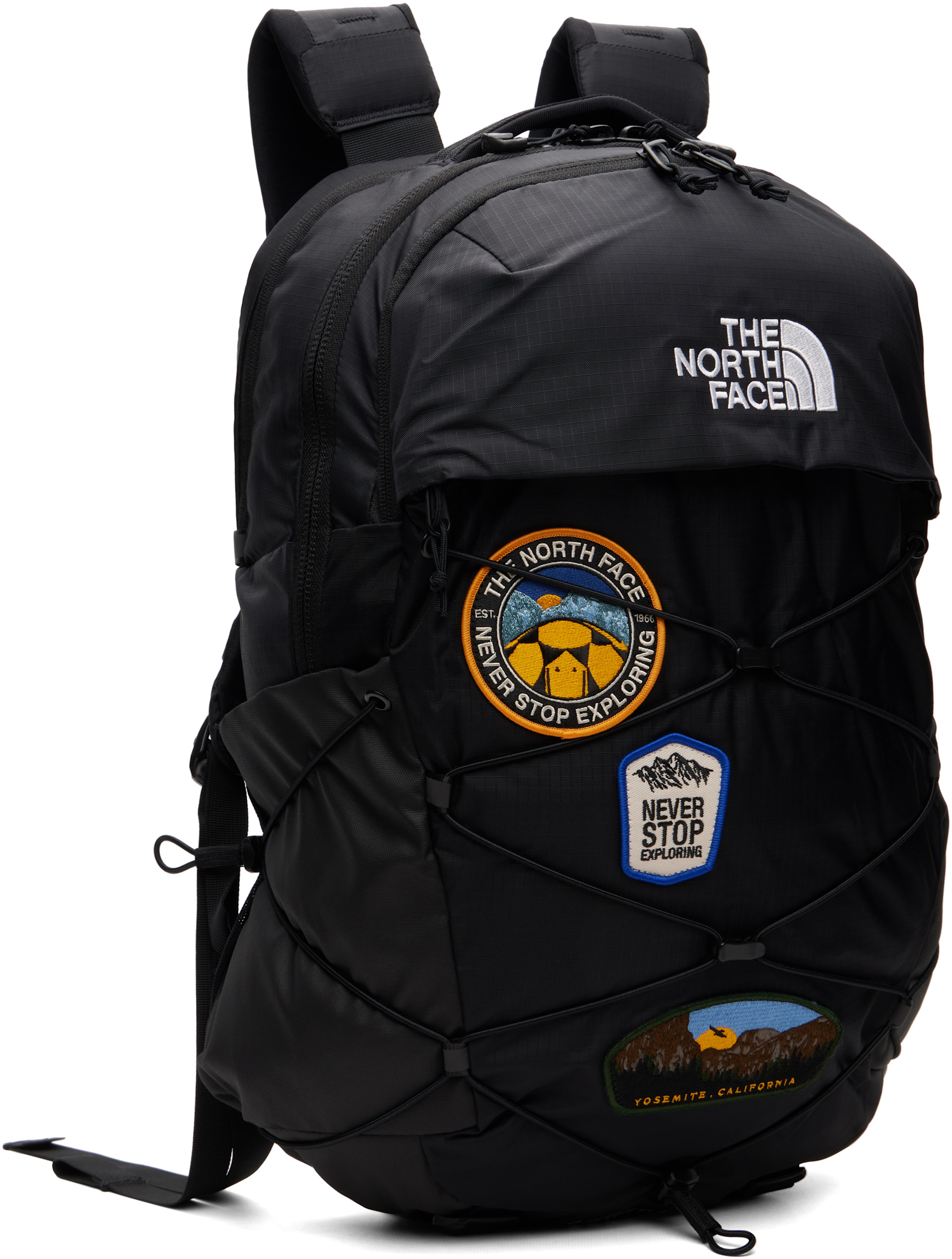 The North Face - Black Borealis Patch Backpack